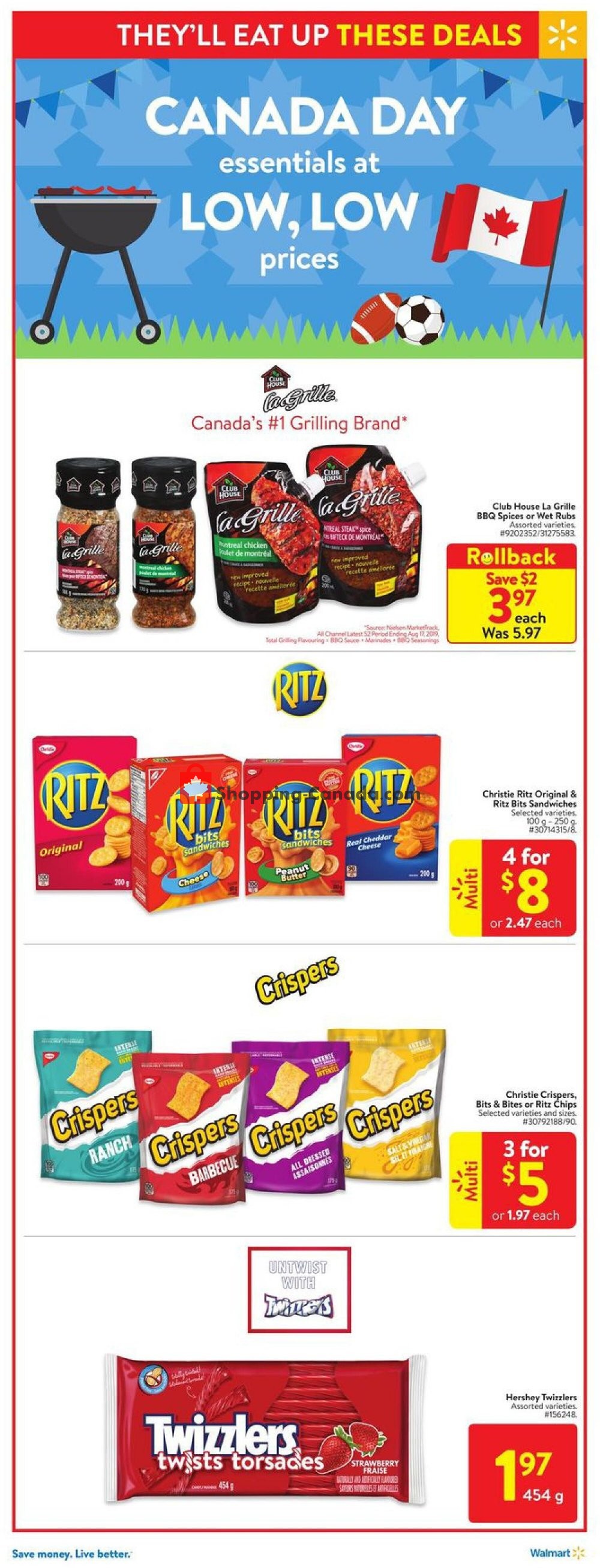 Walmart Canada, flyer (Canada Day Sale ON) June 25 July 1, 2020