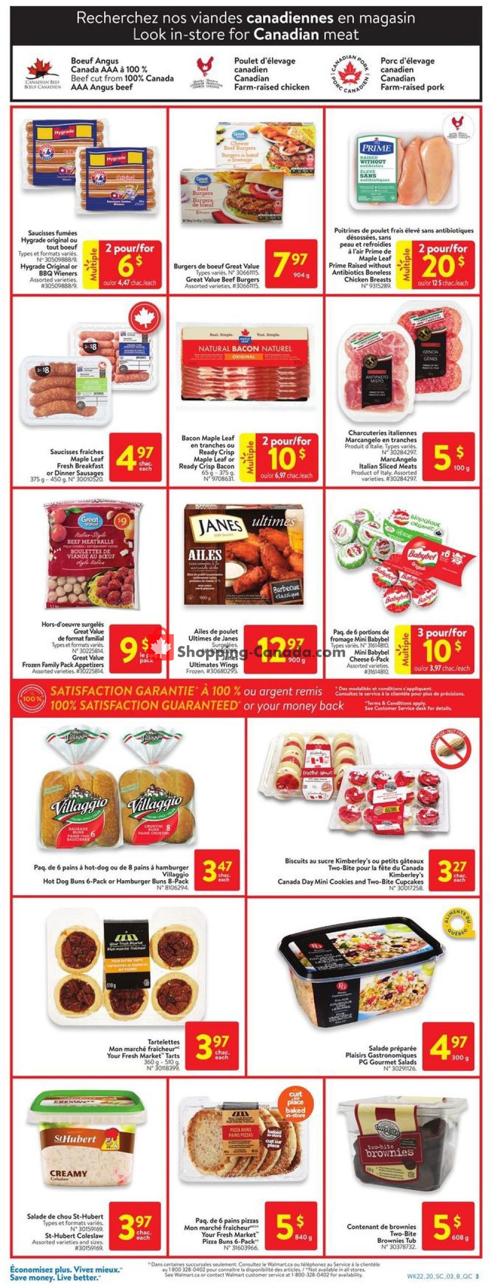 Walmart Canada, flyer (Canada Day Sale QC) June 25 July 1, 2020