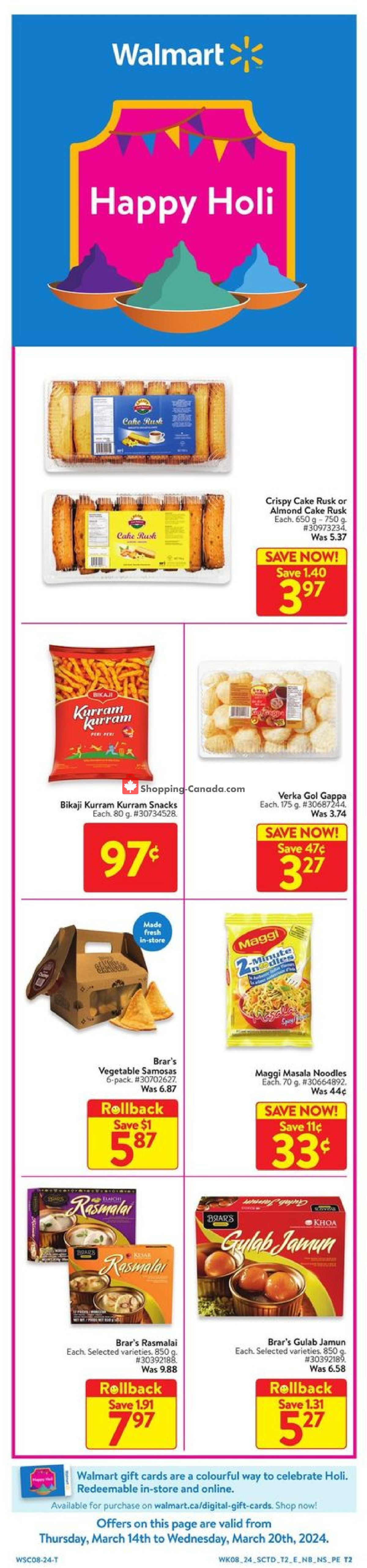 Walmart flyer from Thursday March 14, 2024 to Wednesday March 20, 2024 - page 10