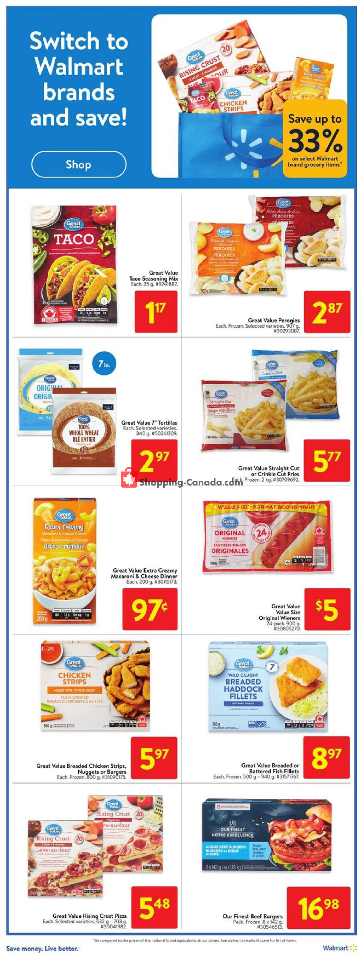 Walmart flyer from Thursday March 14, 2024 to Wednesday March 20, 2024 - page 12