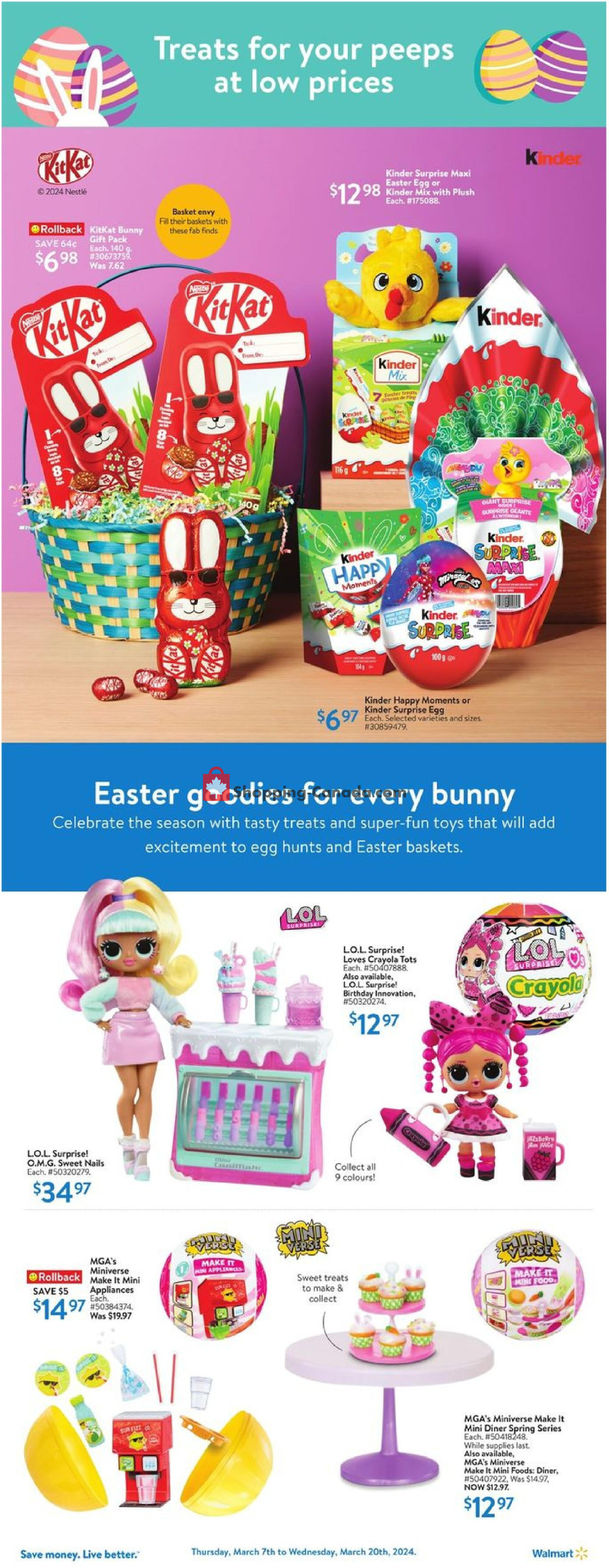 Walmart flyer from Thursday March 14, 2024 to Wednesday March 20, 2024 - page 18