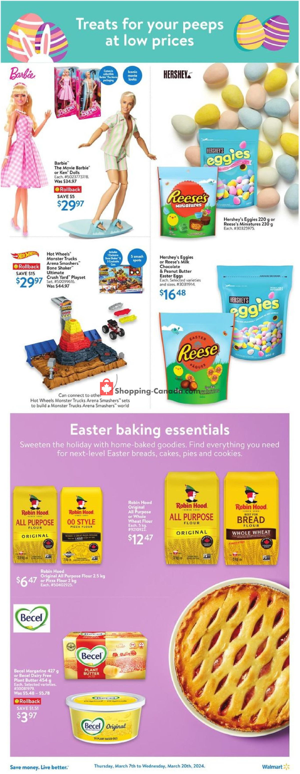 Walmart flyer from Thursday March 14, 2024 to Wednesday March 20, 2024 - page 19