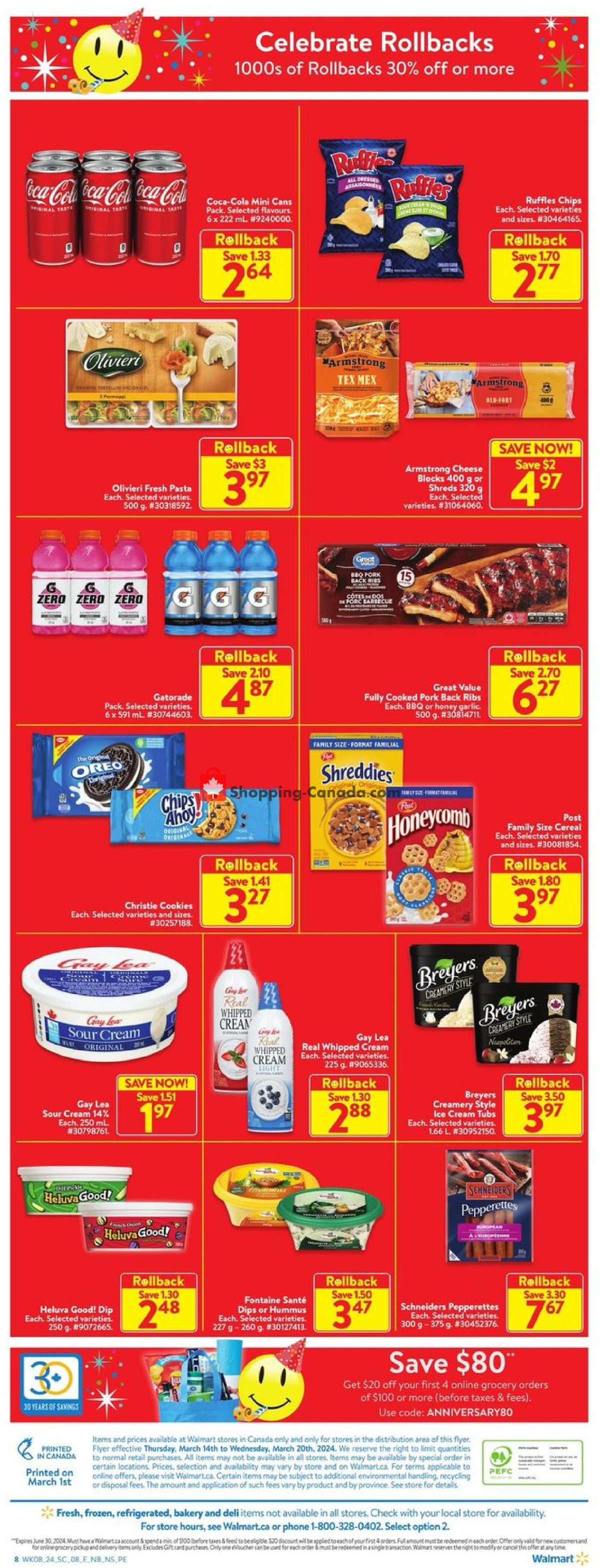 Walmart flyer from Thursday March 14, 2024 to Wednesday March 20, 2024 - page 2