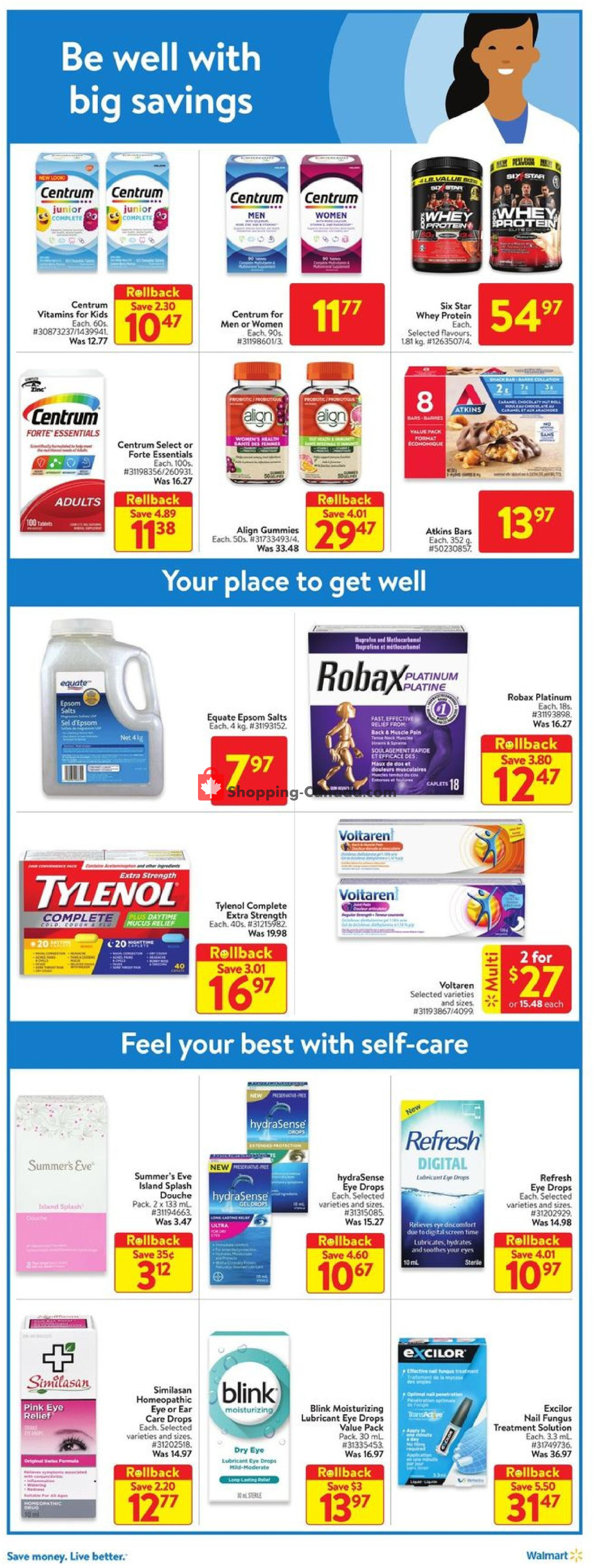 Walmart flyer from Thursday March 14, 2024 to Wednesday March 20, 2024 - page 23