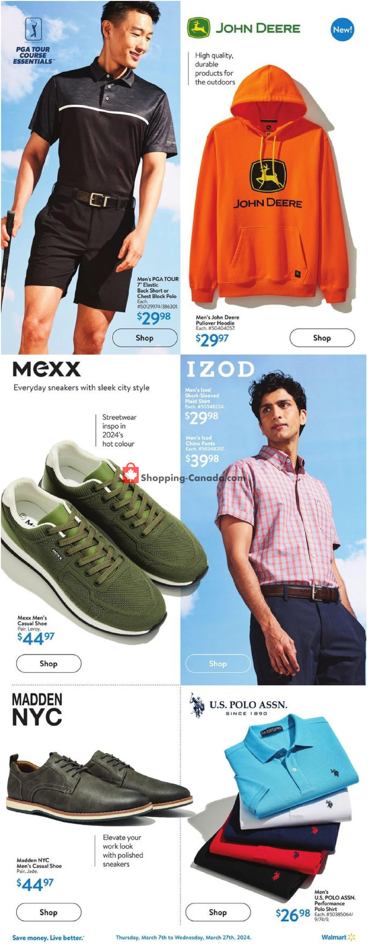 Walmart flyer from Thursday March 14, 2024 to Wednesday March 20, 2024 - page 29