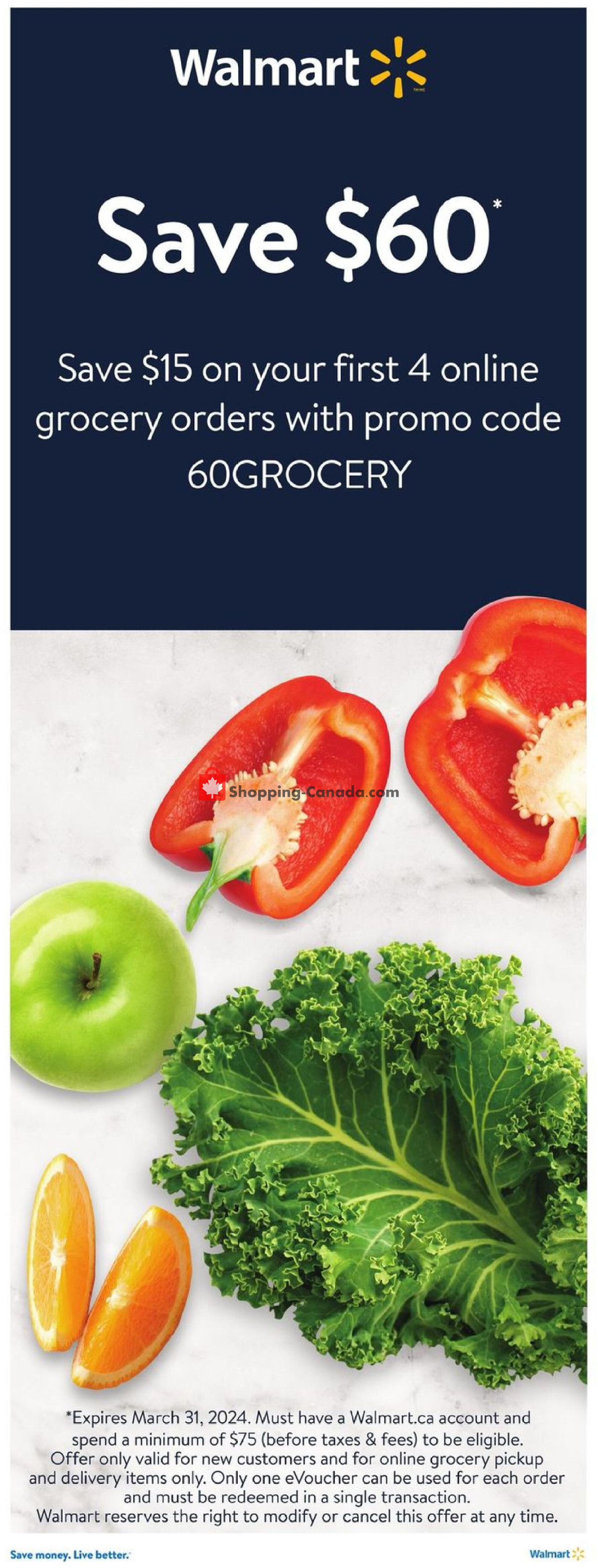 Walmart flyer from Thursday March 14, 2024 to Wednesday March 20, 2024 - page 32