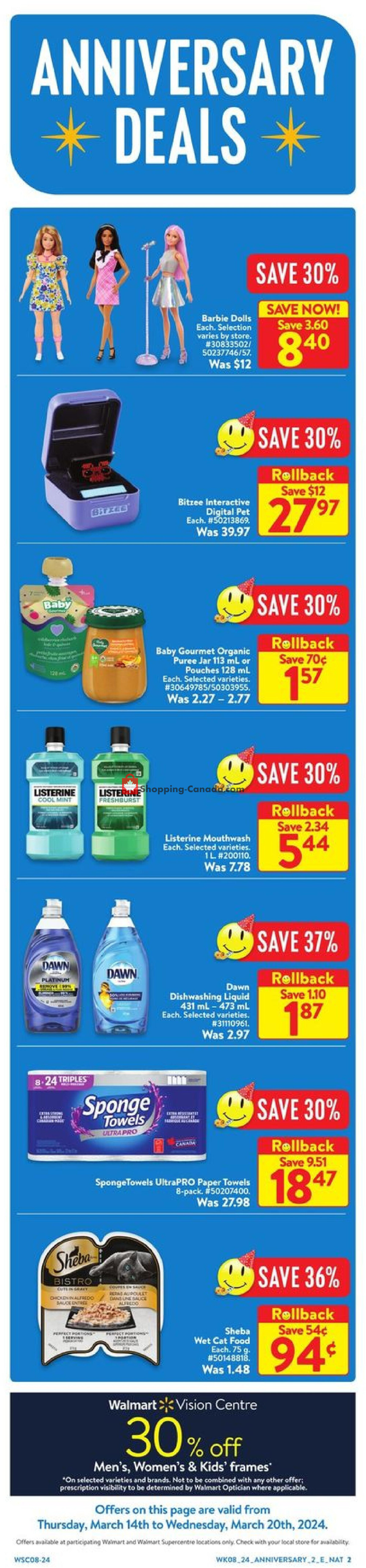 Walmart flyer from Thursday March 14, 2024 to Wednesday March 20, 2024 - page 4
