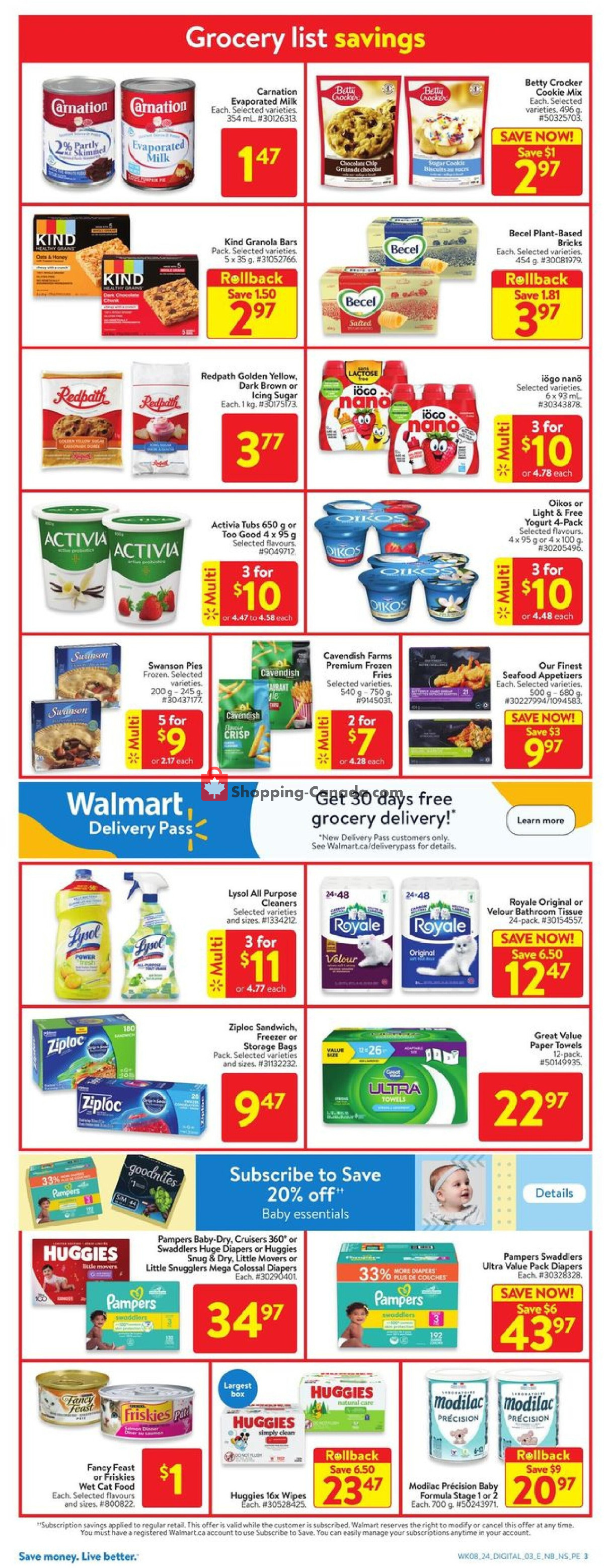 Walmart flyer from Thursday March 14, 2024 to Wednesday March 20, 2024 - page 6