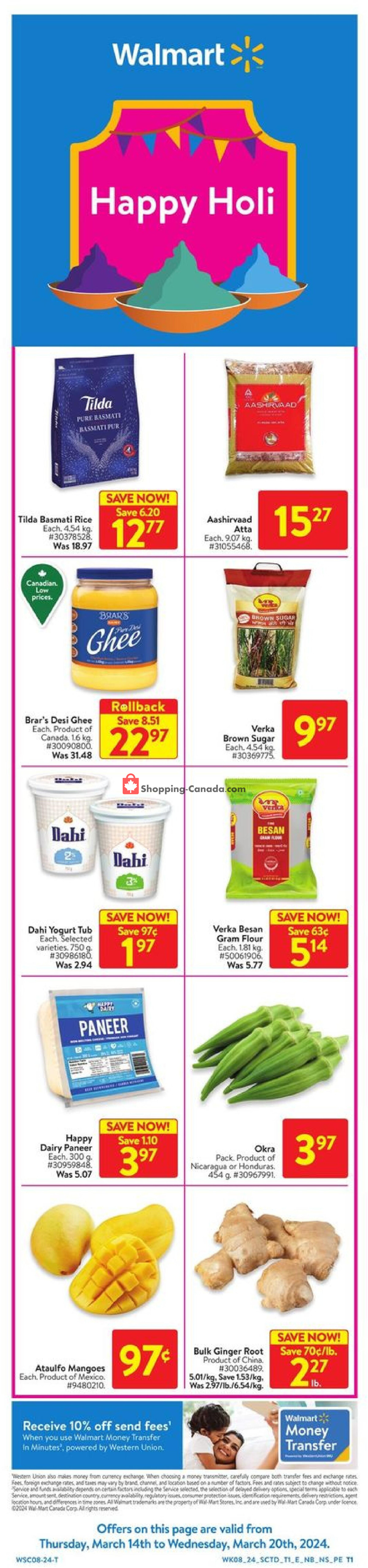 Walmart flyer from Thursday March 14, 2024 to Wednesday March 20, 2024 - page 9