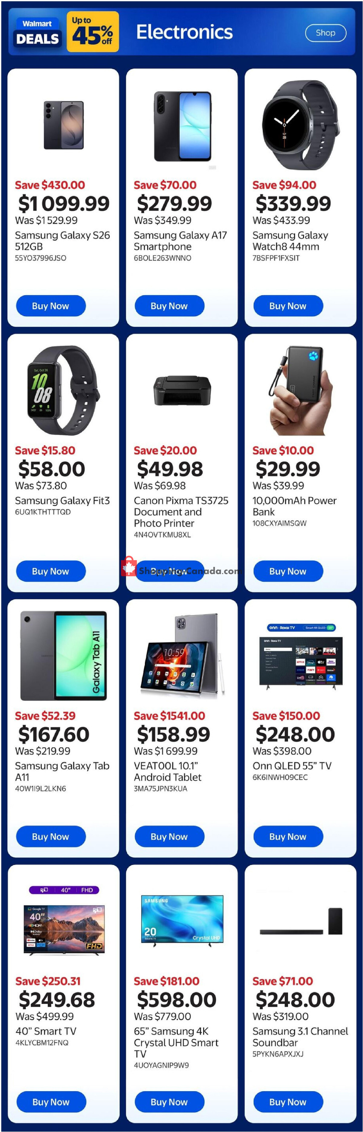 Walmart flyer from Monday October 5, 2026 to Friday October 9, 2026 - page 2