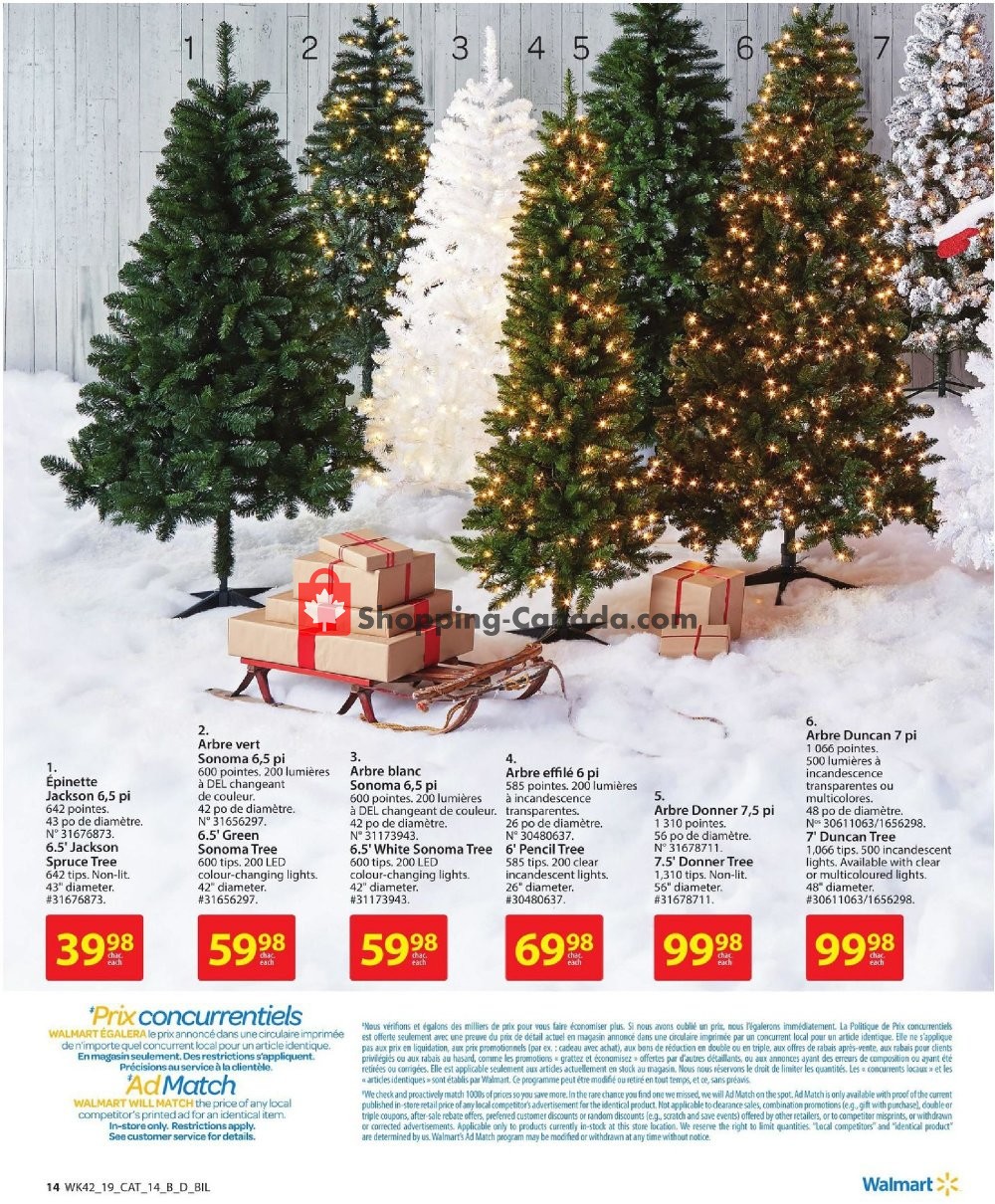 Walmart flyer from Thursday November 7, 2019 to Wednesday November 27, 2019 - page 14