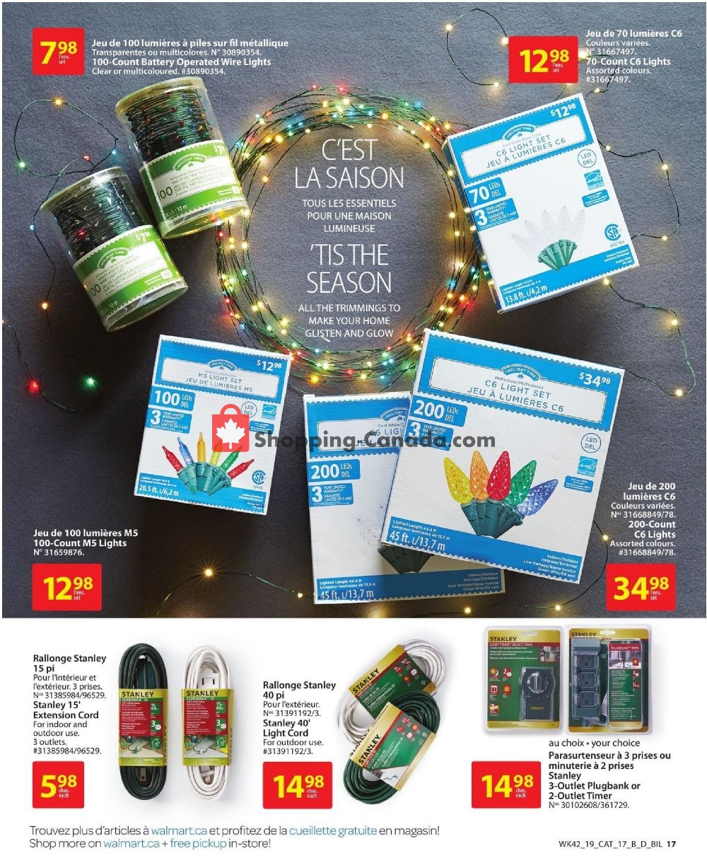 Walmart flyer from Thursday November 7, 2019 to Wednesday November 27, 2019 - page 17