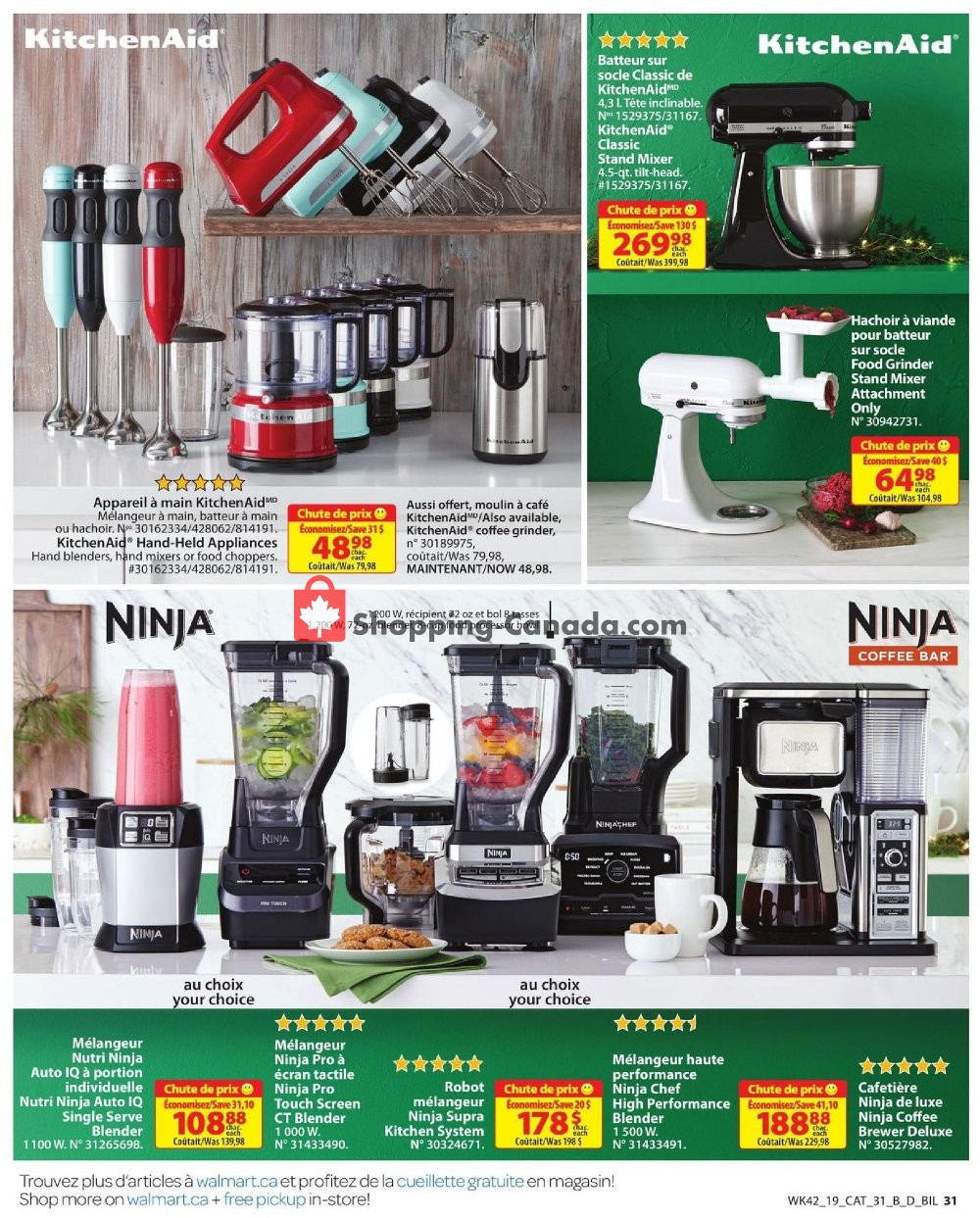 Walmart flyer from Thursday November 7, 2019 to Wednesday November 27, 2019 - page 31
