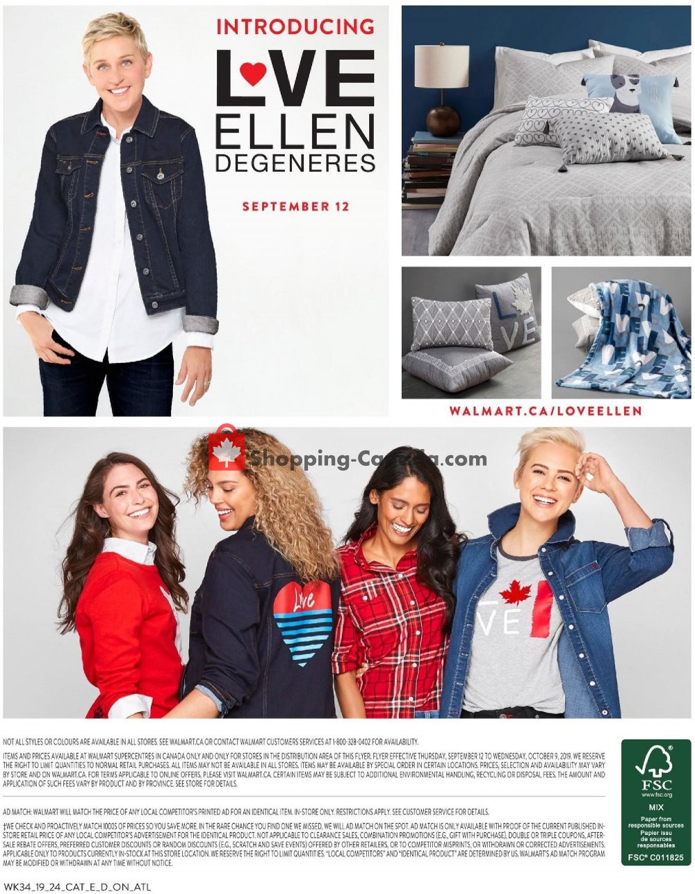 Walmart flyer from Thursday September 12, 2019 to Wednesday October 9, 2019 - page 24