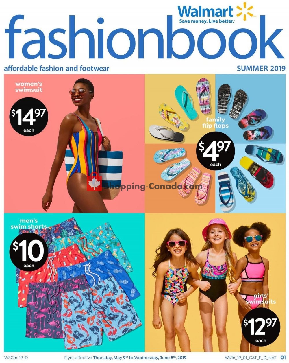 Walmart flyer from Thursday May 9, 2019 to Wednesday June 5, 2019 - page 1