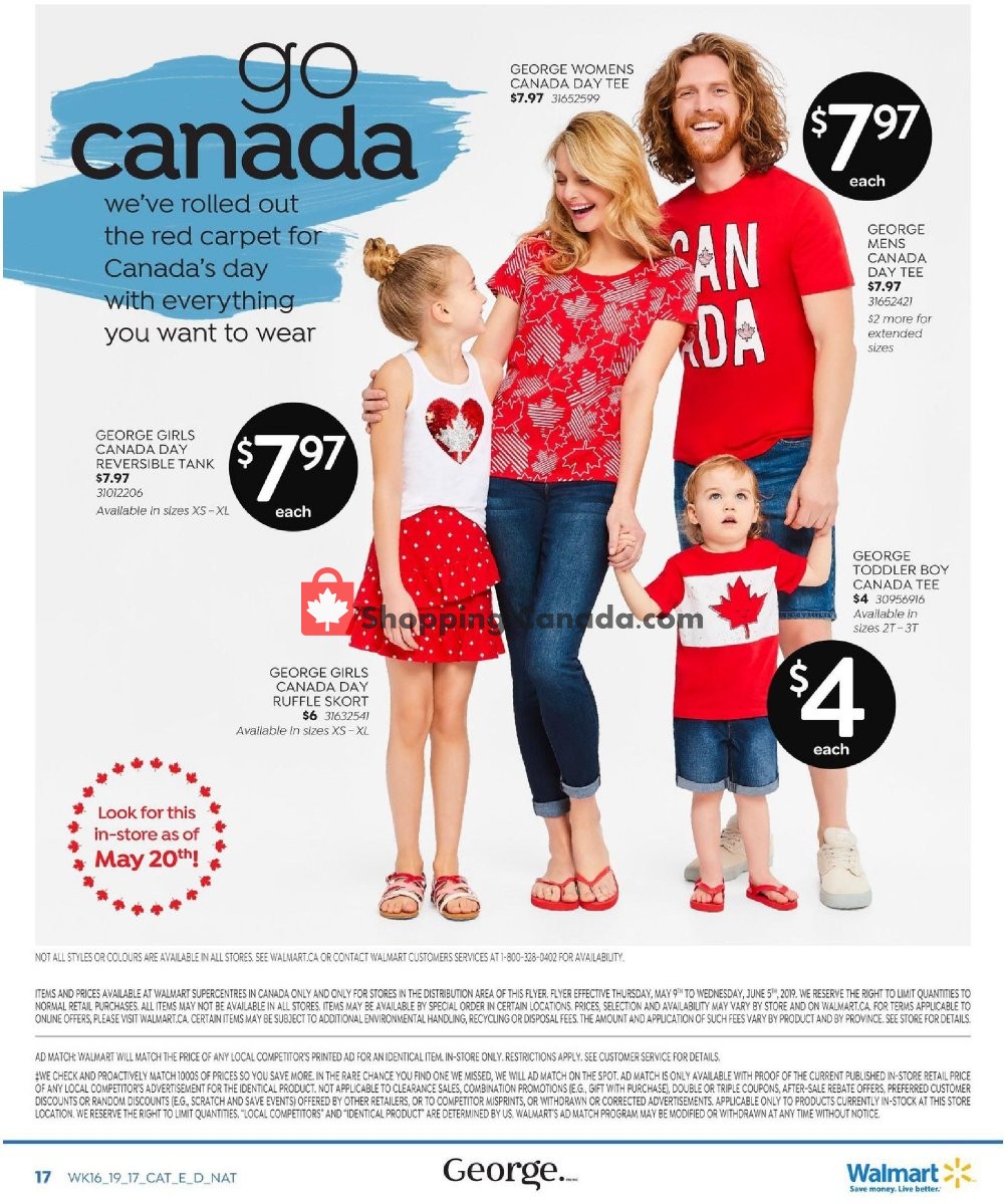Walmart flyer from Thursday May 9, 2019 to Wednesday June 5, 2019 - page 17