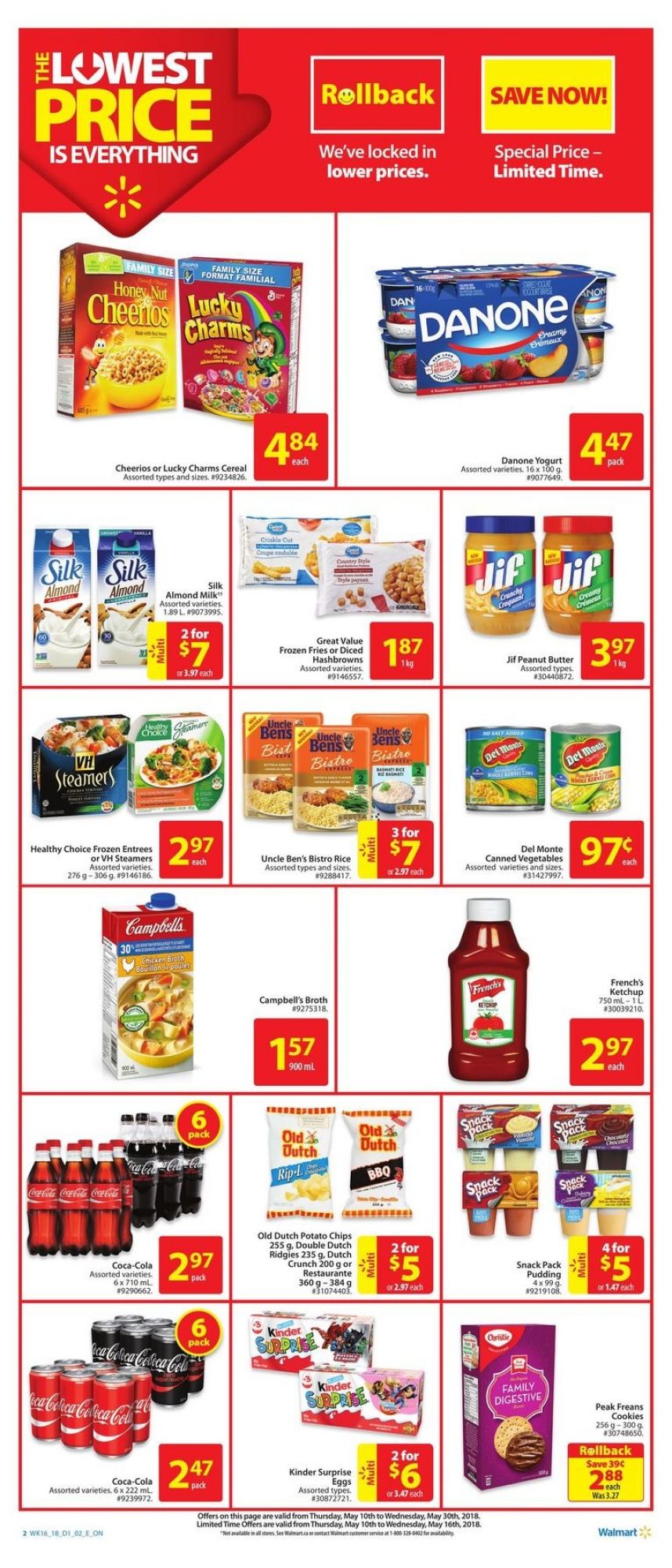 Walmart flyer from Thursday May 10, 2018 to Wednesday May 16, 2018 - page 2