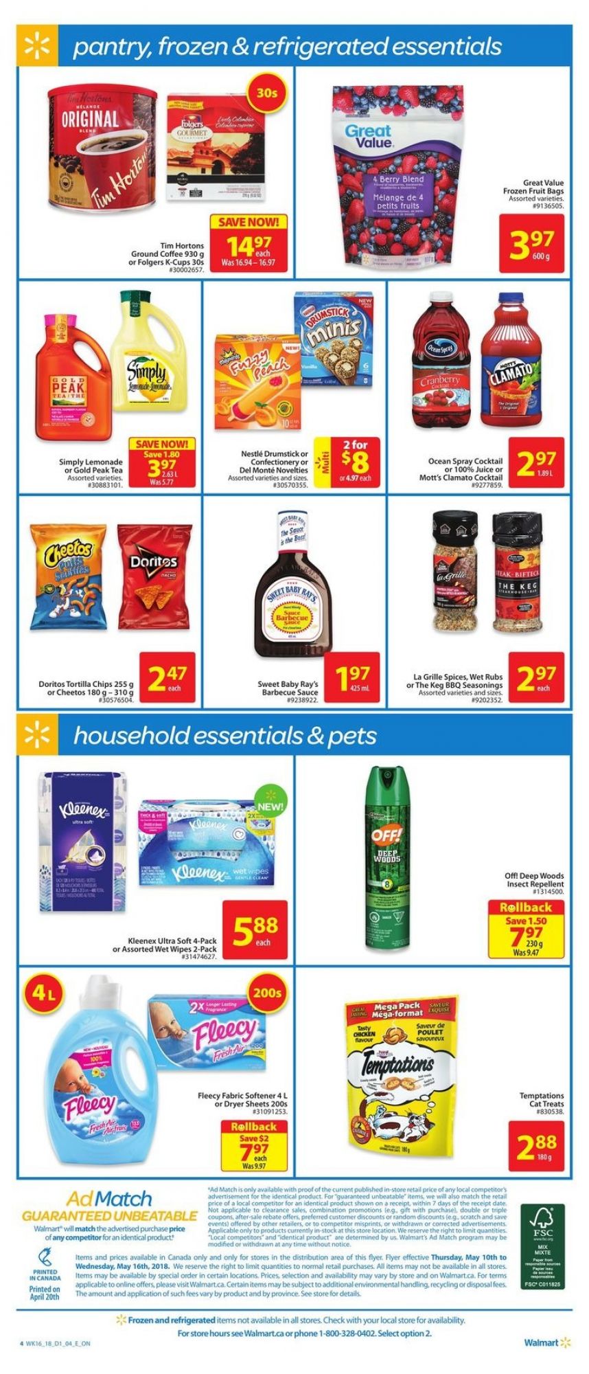 Walmart flyer from Thursday May 10, 2018 to Wednesday May 16, 2018 - page 9
