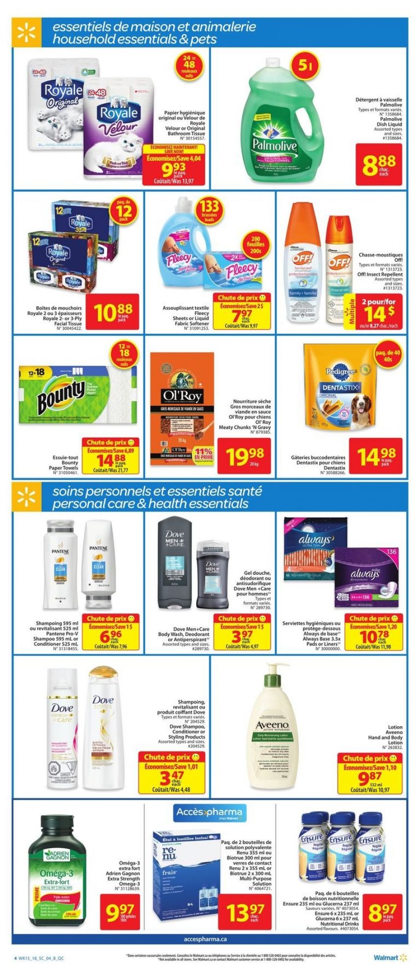 Walmart flyer from Thursday May 3, 2018 to Wednesday May 9, 2018 - page 4