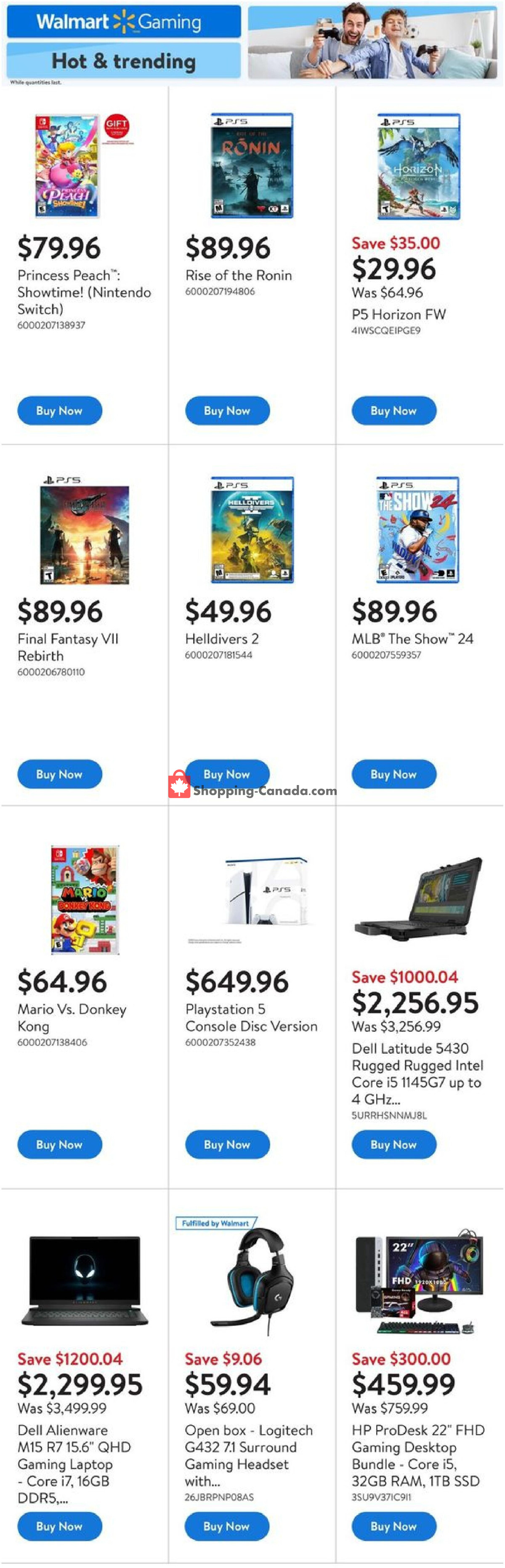 Walmart flyer from Wednesday March 27, 2024 to Wednesday April 10, 2024 - page 3