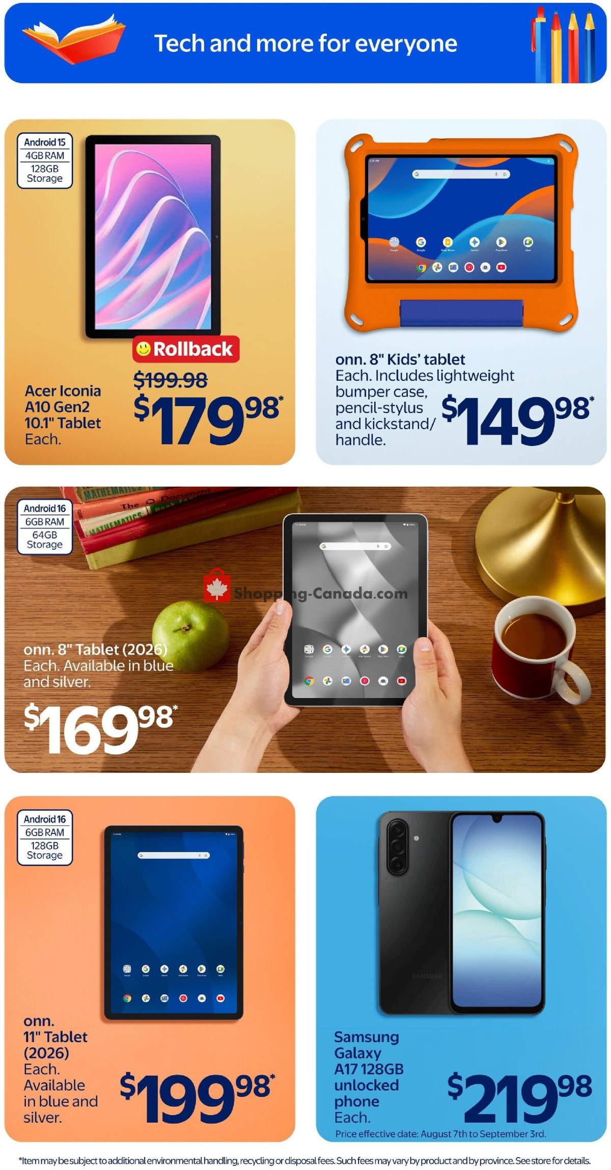 Walmart flyer from Thursday August 20, 2026 to Wednesday August 26, 2026 - page 10