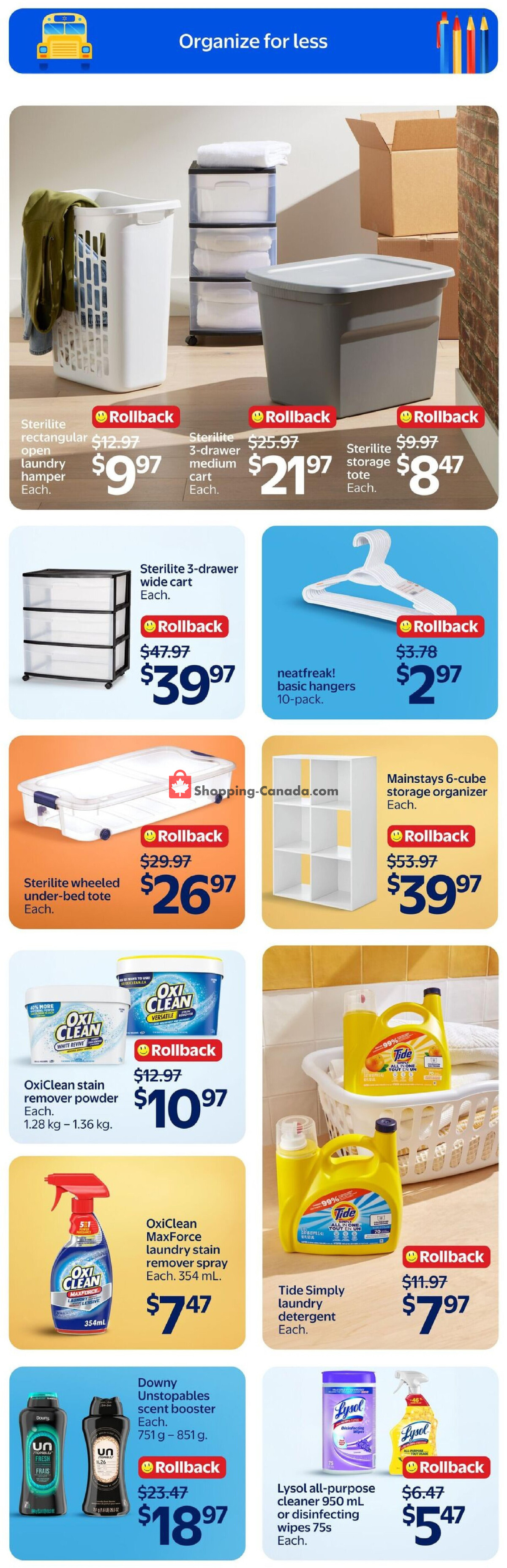 Walmart flyer from Thursday August 20, 2026 to Wednesday August 26, 2026 - page 16
