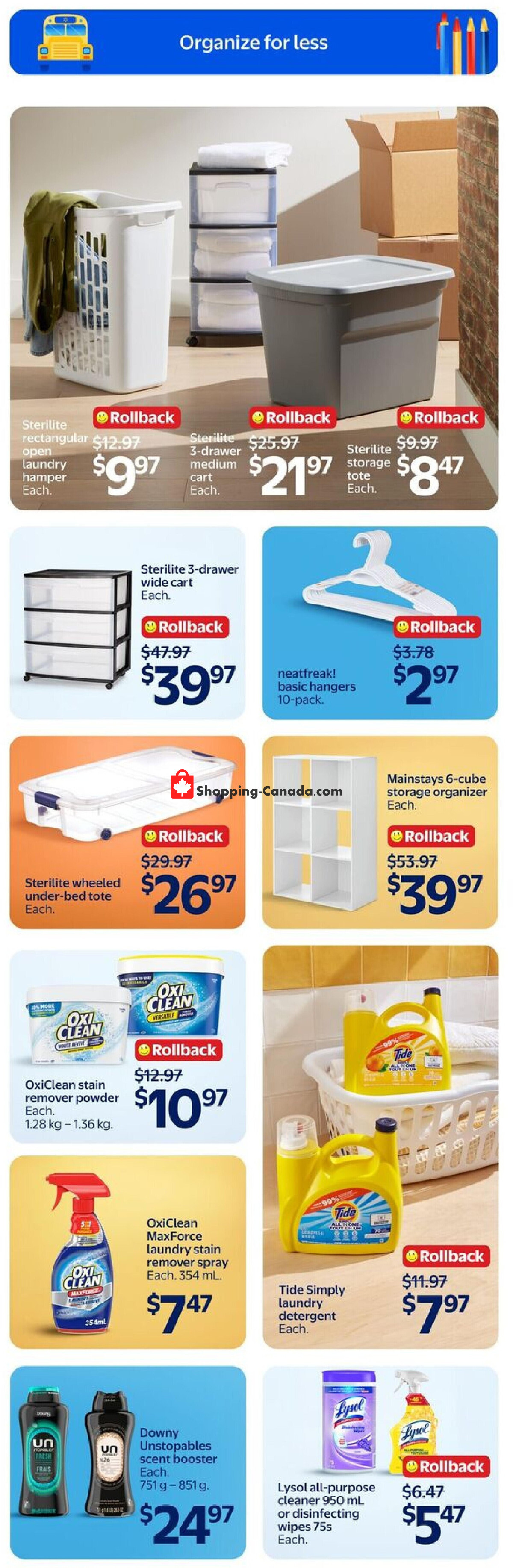 Walmart flyer from Thursday August 6, 2026 to Wednesday August 12, 2026 - page 16