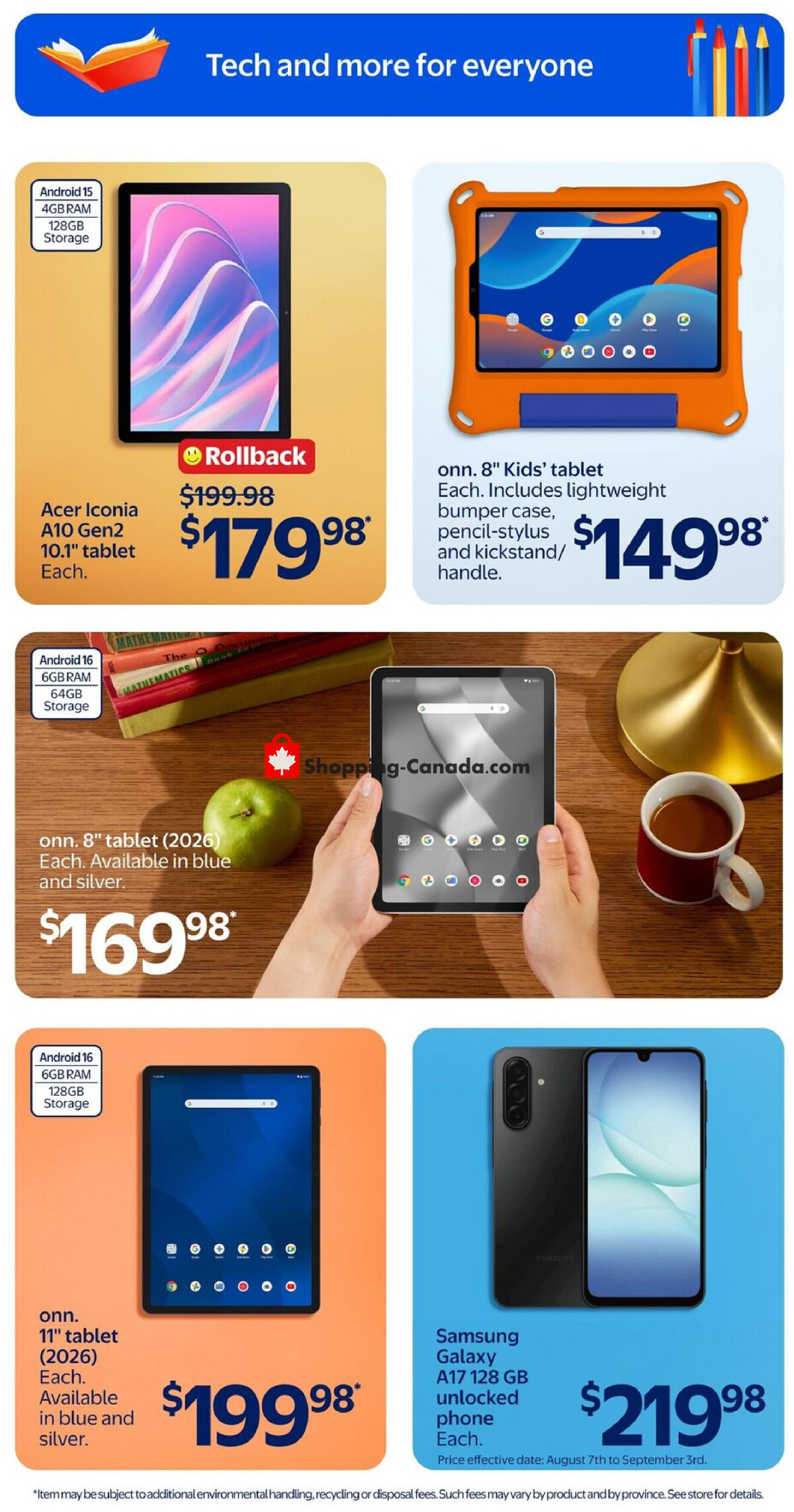 Walmart flyer from Thursday August 6, 2026 to Wednesday August 12, 2026 - page 8