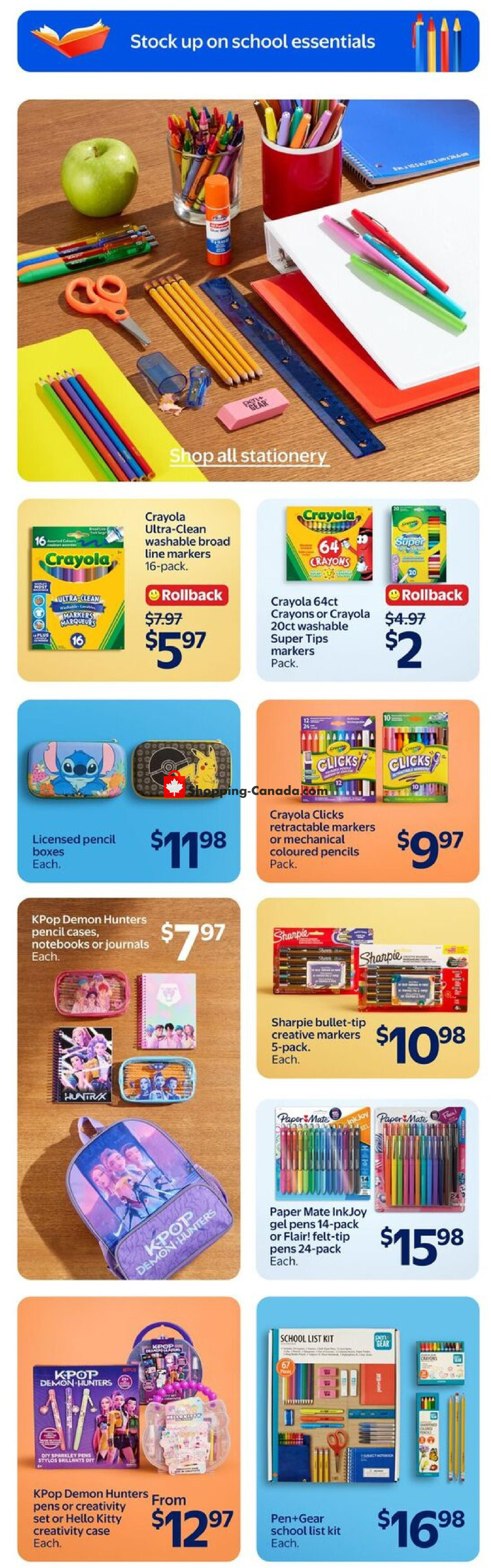 Walmart flyer from Thursday August 6, 2026 to Wednesday August 12, 2026 - page 9