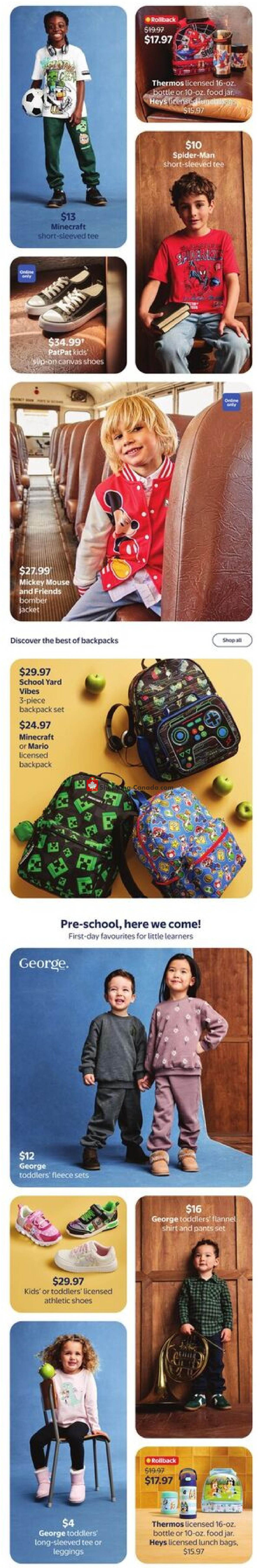 Walmart flyer from Thursday July 30, 2026 to Wednesday September 16, 2026 - page 4