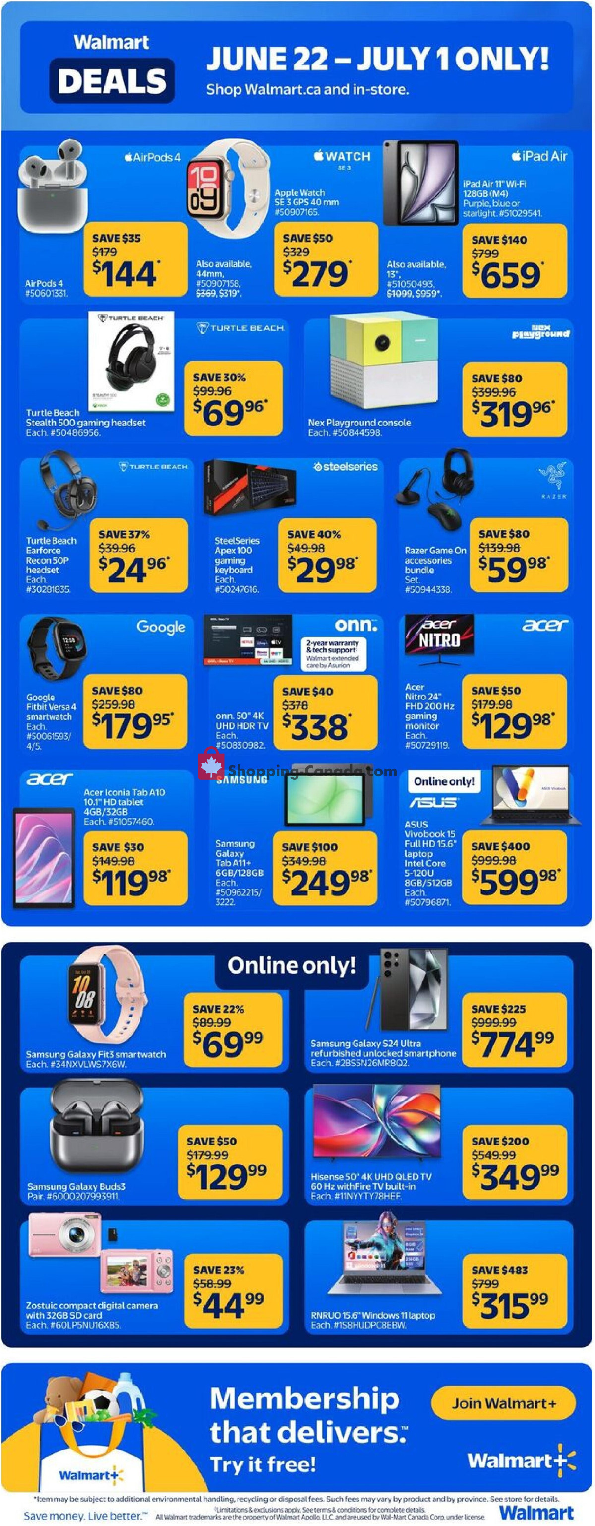 Walmart flyer from Monday June 22, 2026 to Wednesday July 1, 2026 - page 2