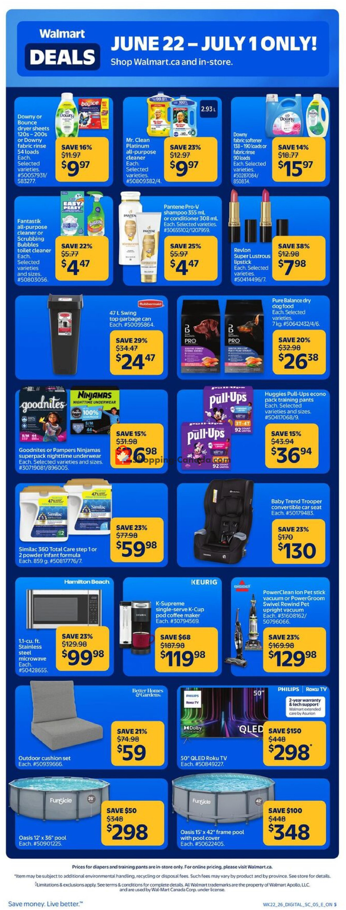 Walmart flyer from Monday June 22, 2026 to Wednesday July 1, 2026 - page 6