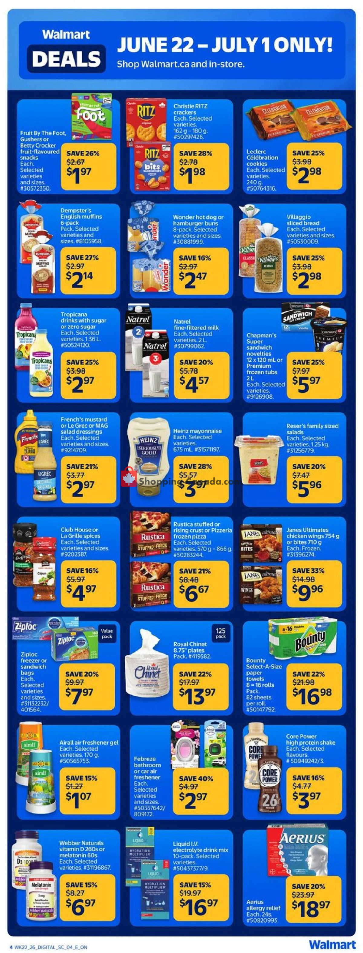 Walmart flyer from Monday June 22, 2026 to Wednesday July 1, 2026 - page 7