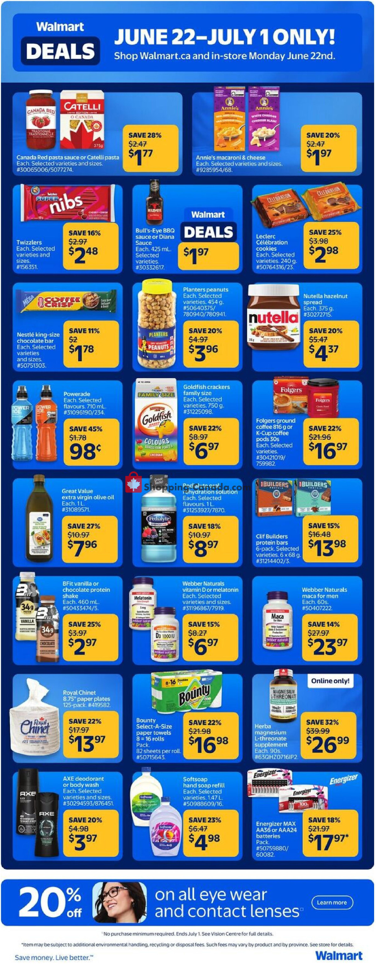 Walmart flyer from Monday June 22, 2026 to Wednesday June 24, 2026 - page 3