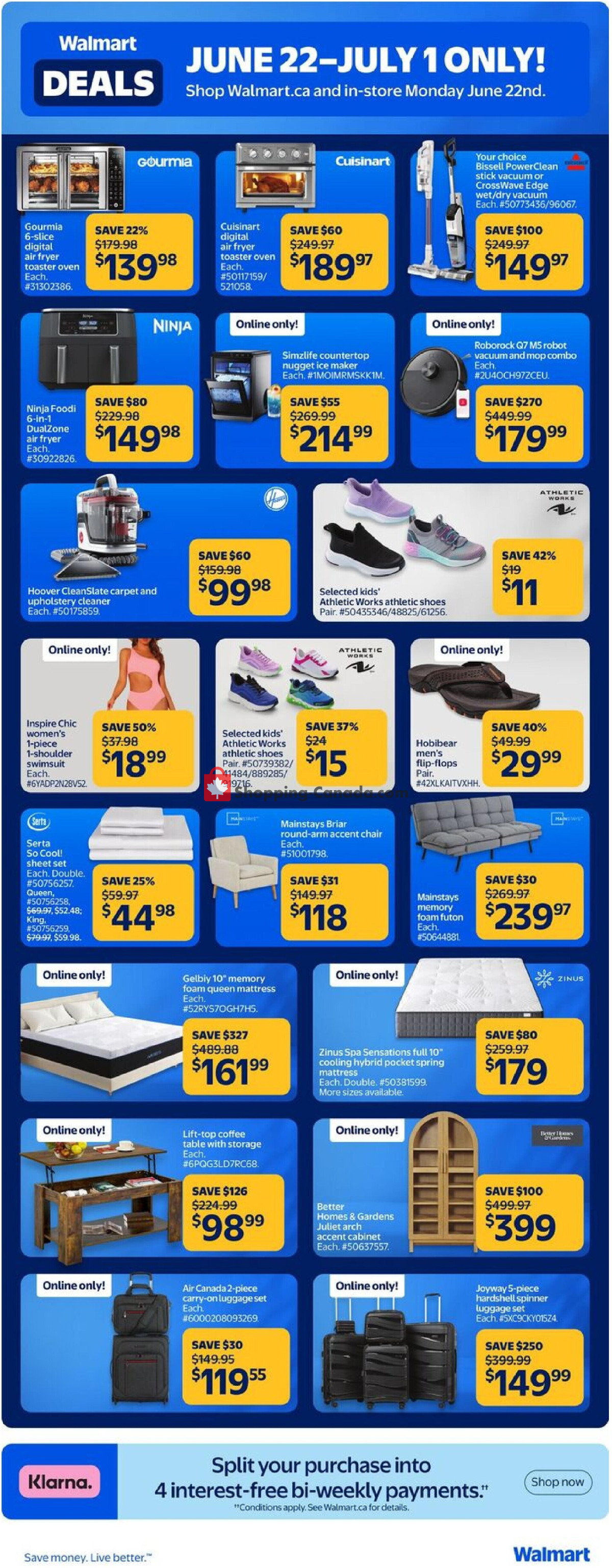 Walmart flyer from Monday June 22, 2026 to Wednesday June 24, 2026 - page 5