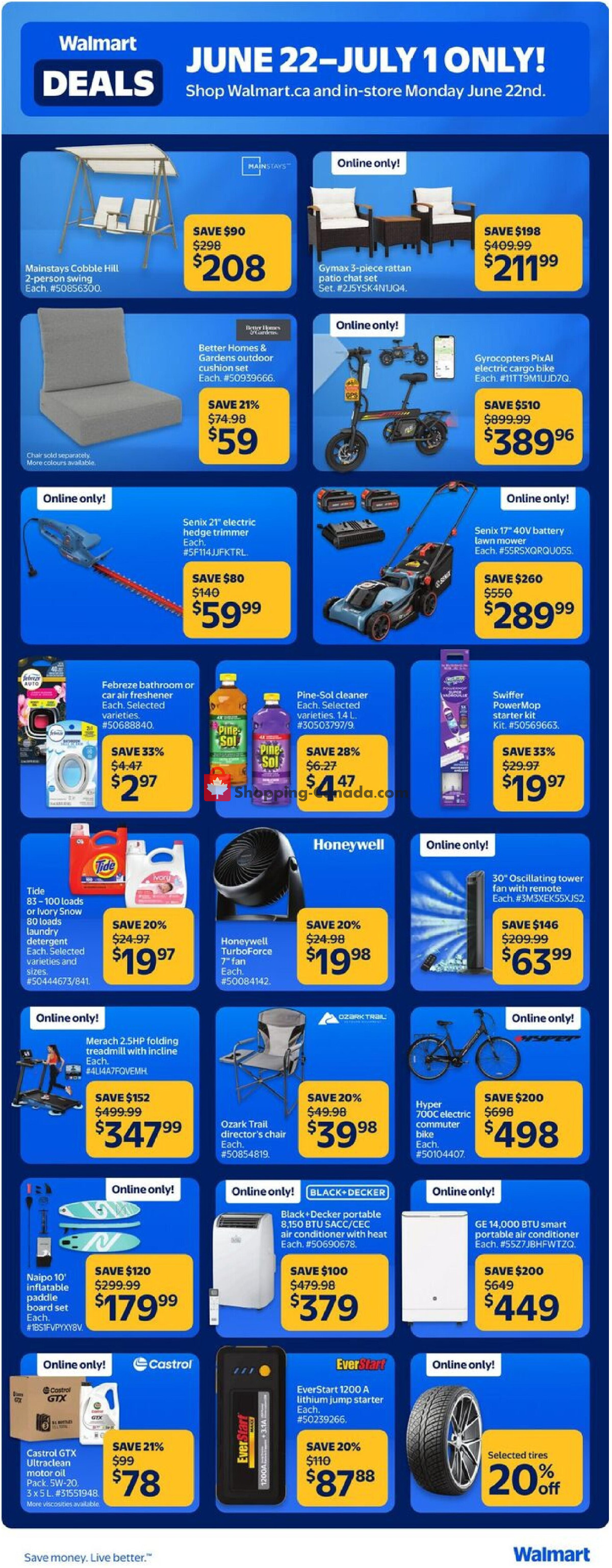Walmart flyer from Monday June 22, 2026 to Wednesday June 24, 2026 - page 6