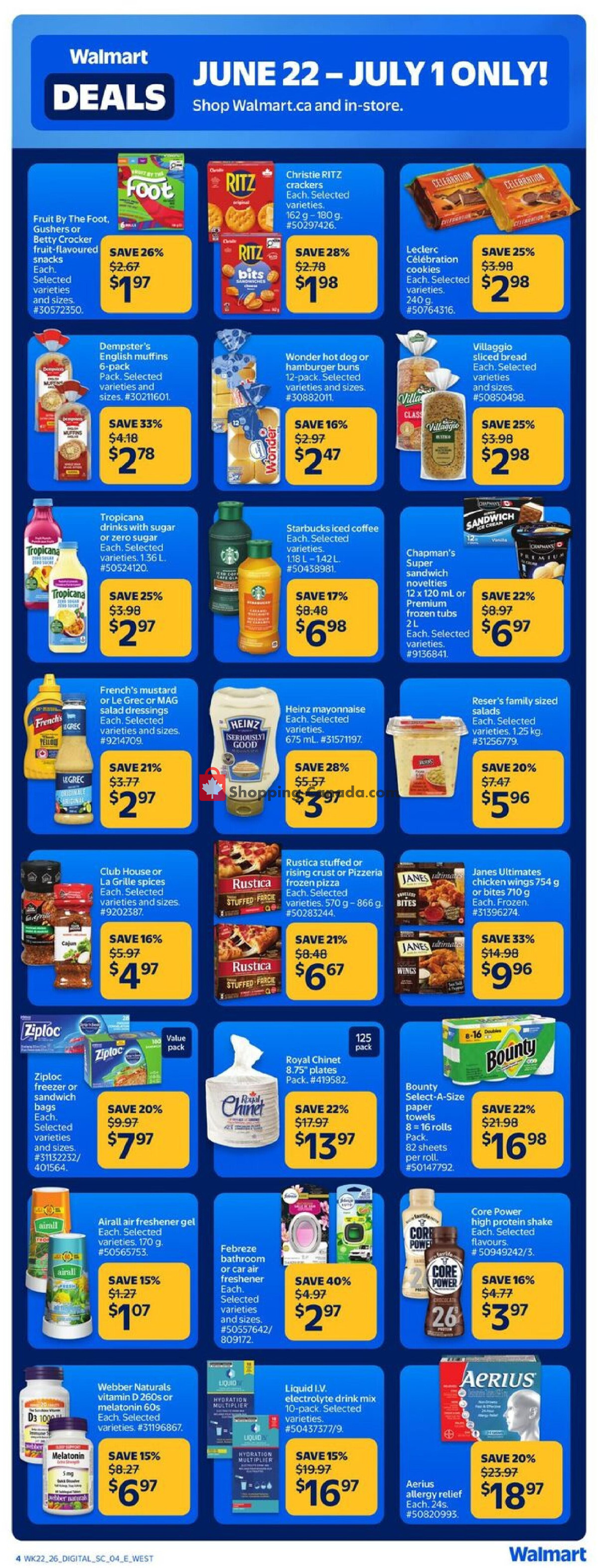 Walmart flyer from Thursday June 25, 2026 to Wednesday July 1, 2026 - page 7