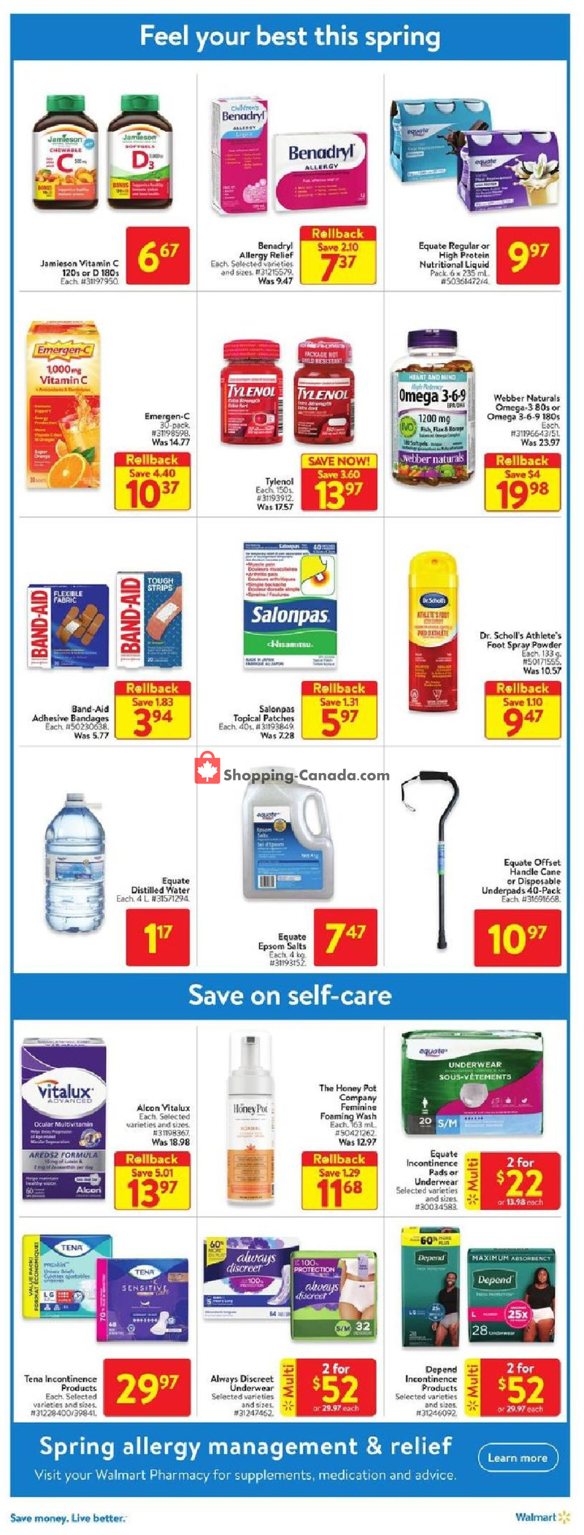 Walmart flyer from Thursday April 25, 2024 to Wednesday May 1, 2024 - page 10