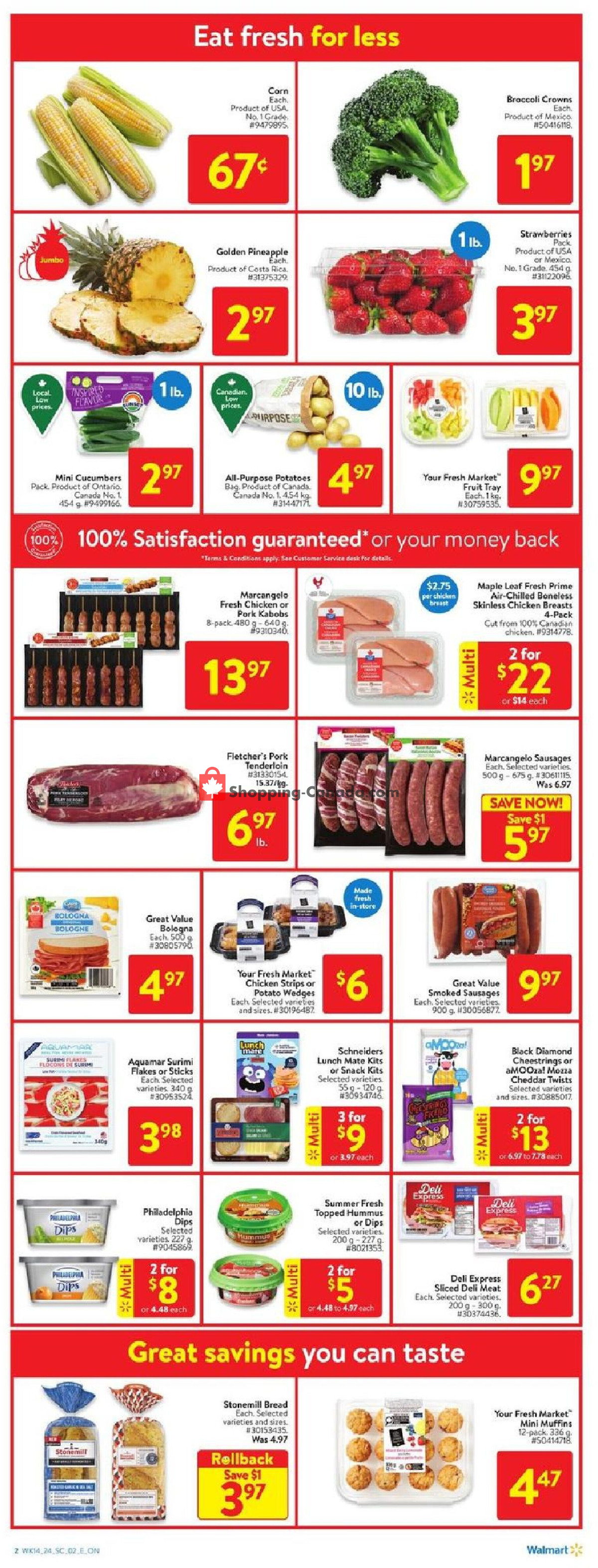 Walmart Canada, flyer - (grocery flyer): April 25 - May 1, 2024