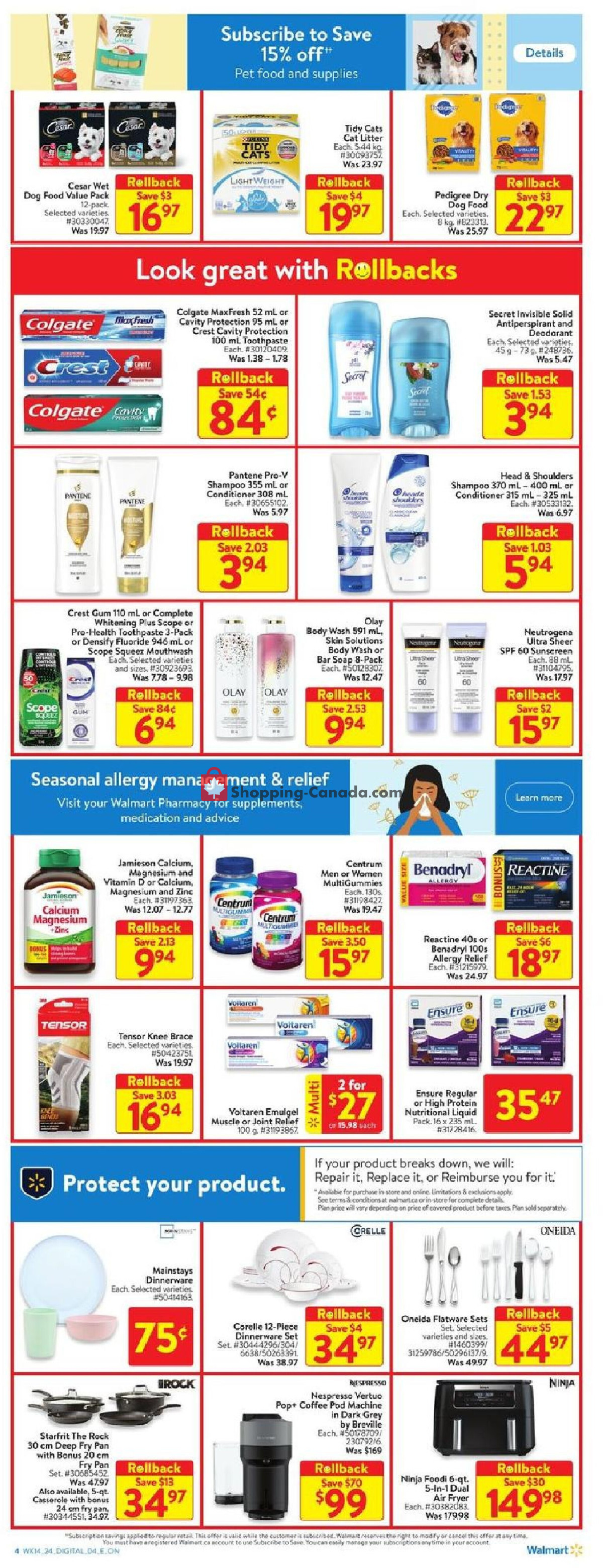 Walmart flyer from Thursday April 25, 2024 to Wednesday May 1, 2024 - page 7