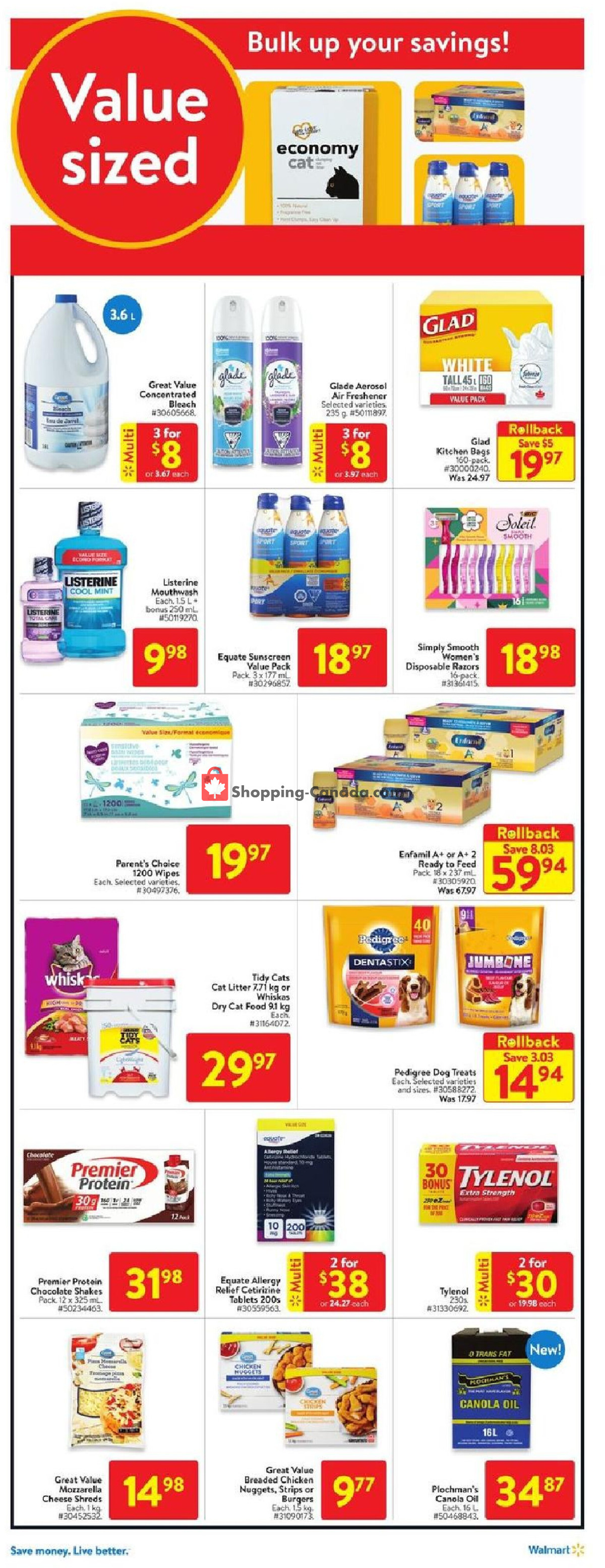Walmart flyer from Thursday April 25, 2024 to Wednesday May 1, 2024 - page 8