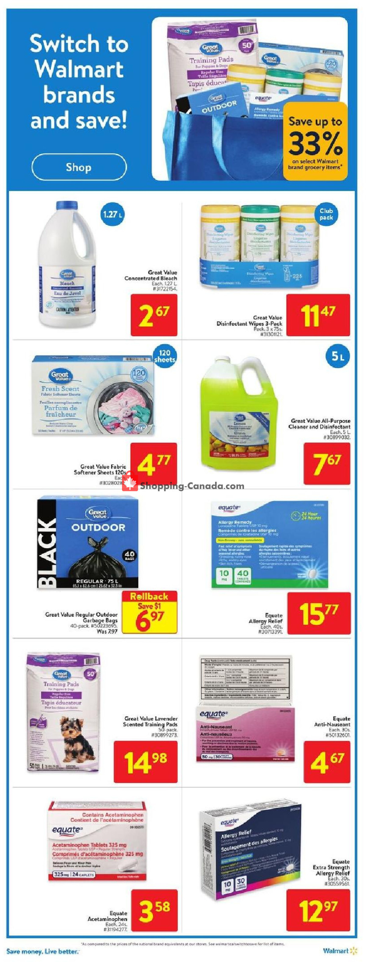 Walmart flyer from Thursday April 25, 2024 to Wednesday May 1, 2024 - page 9