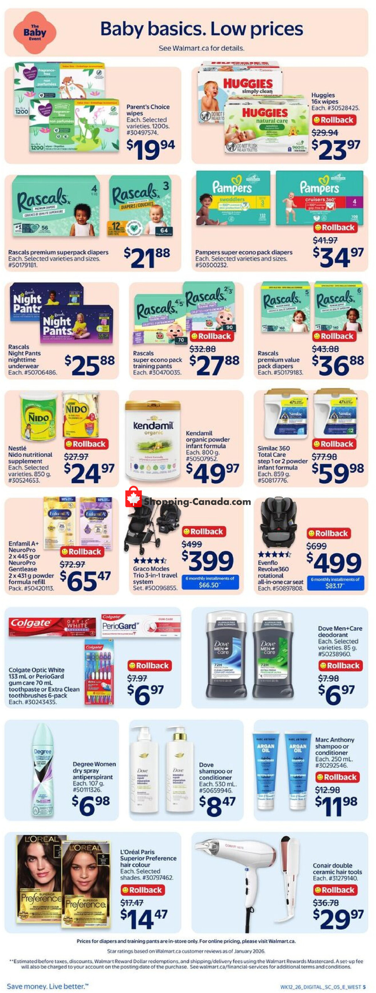 Walmart flyer from Thursday April 16, 2026 to Wednesday April 22, 2026 - page 19