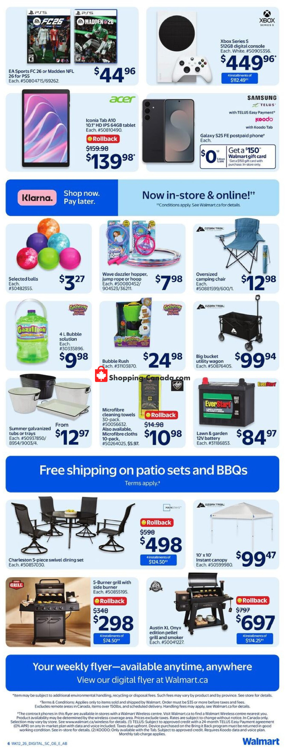 Walmart flyer from Thursday April 16, 2026 to Wednesday April 22, 2026 - page 20