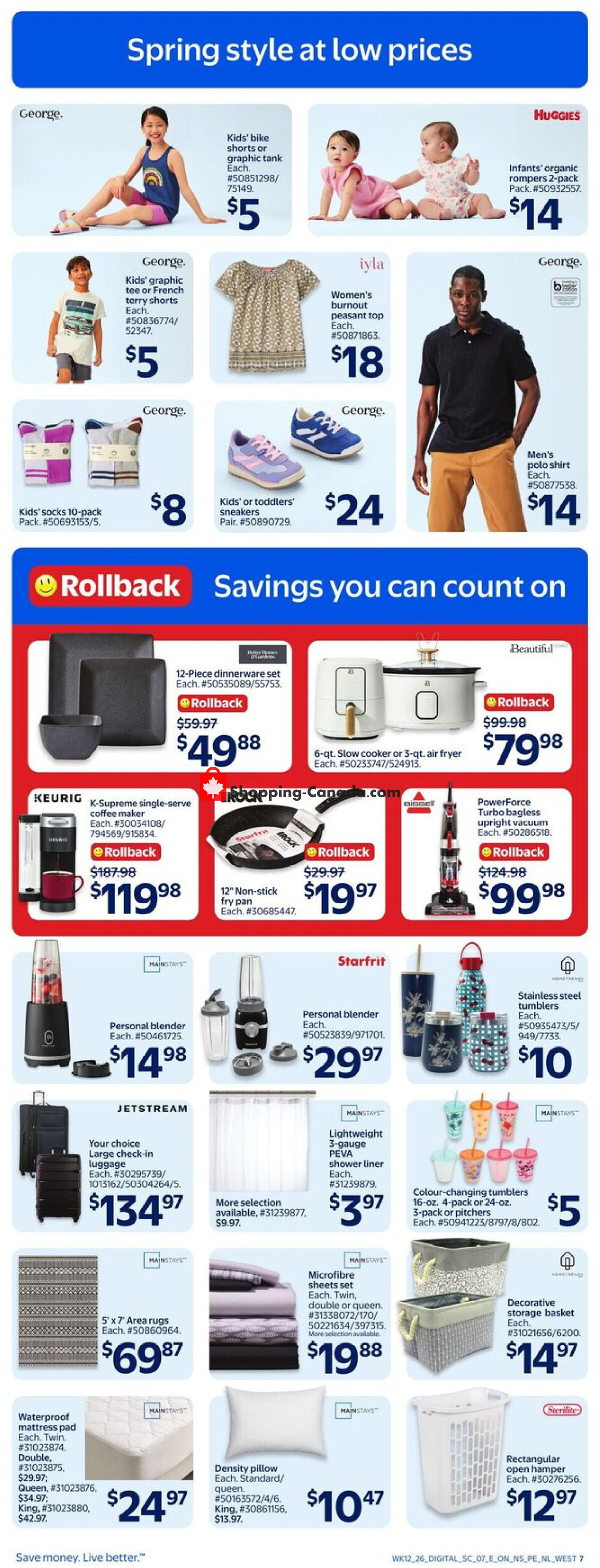 Walmart flyer from Thursday April 16, 2026 to Wednesday April 22, 2026 - page 22