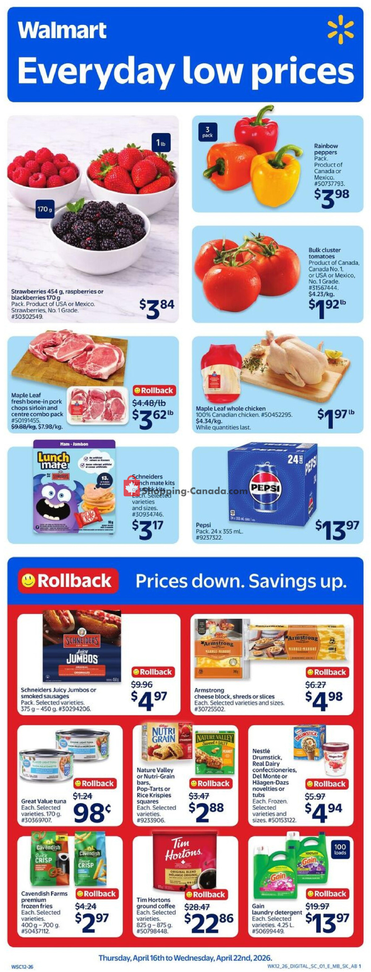 Walmart flyer from Thursday April 16, 2026 to Wednesday April 22, 2026 - page 25