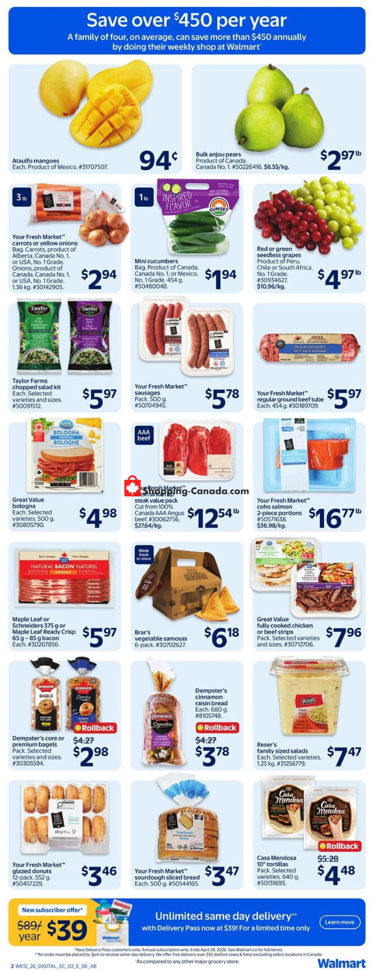 Walmart flyer from Thursday April 16, 2026 to Wednesday April 22, 2026 - page 3