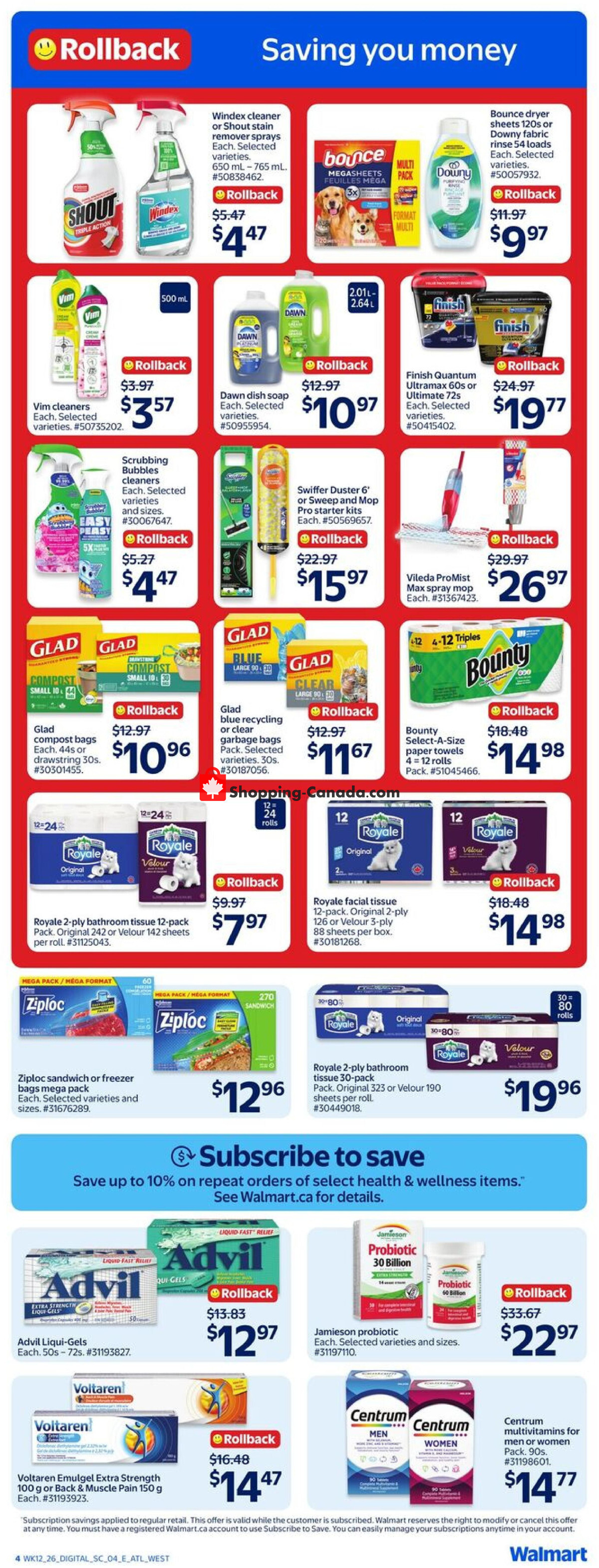 Walmart flyer from Thursday April 16, 2026 to Wednesday April 22, 2026 - page 6