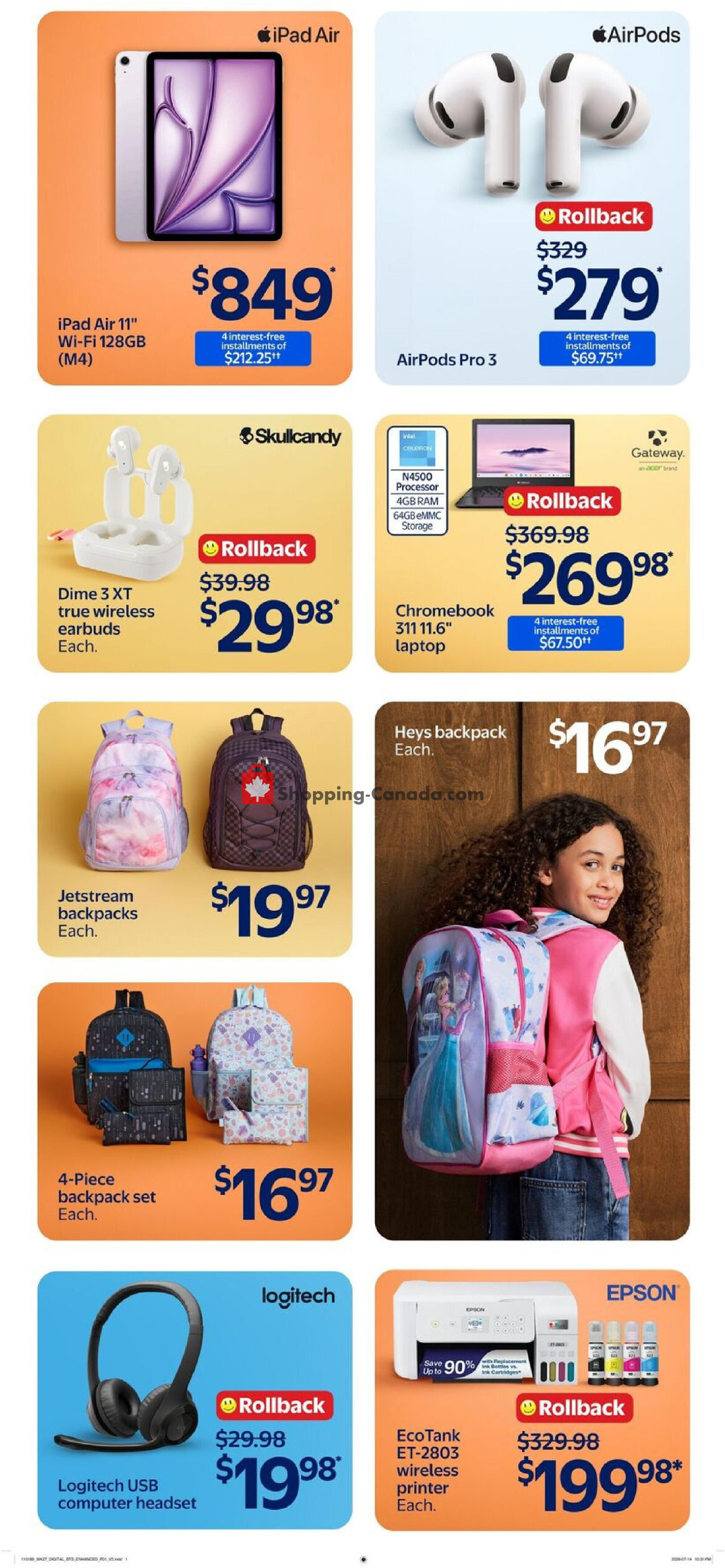 Walmart flyer from Thursday August 13, 2026 to Wednesday August 19, 2026 - page 12