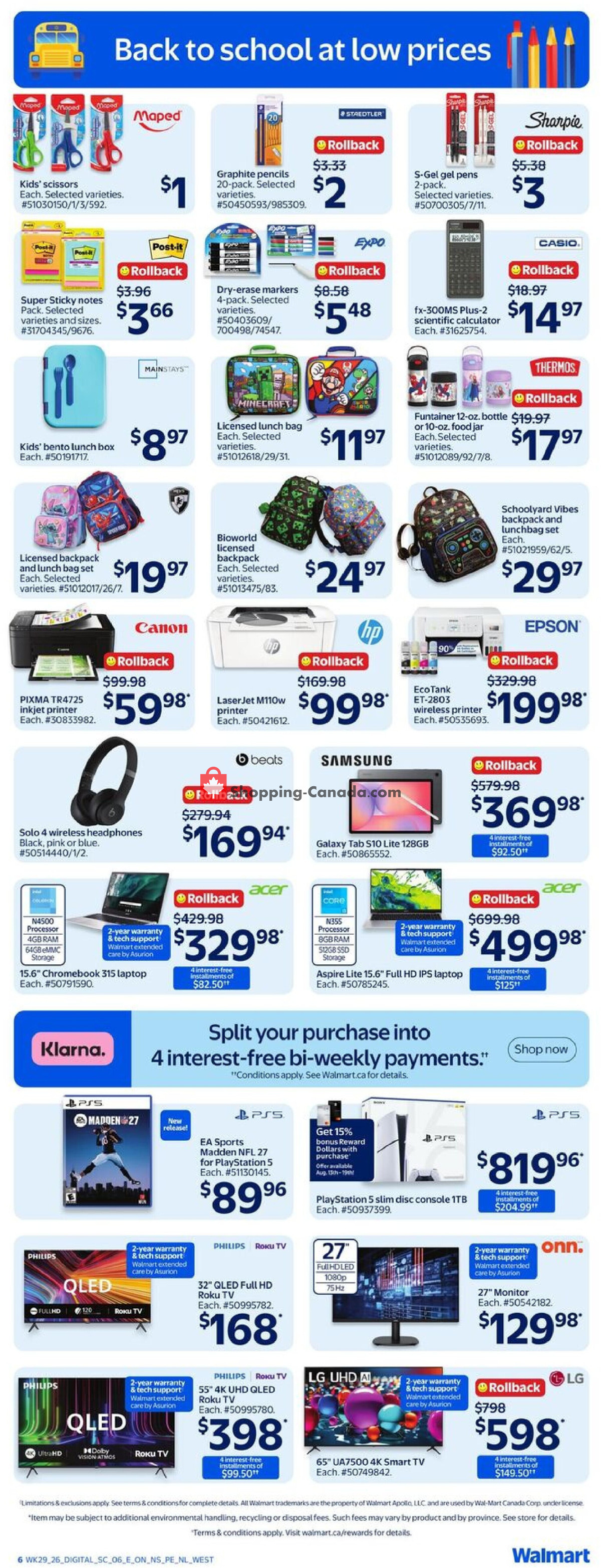 Walmart flyer from Thursday August 13, 2026 to Wednesday August 19, 2026 - page 8